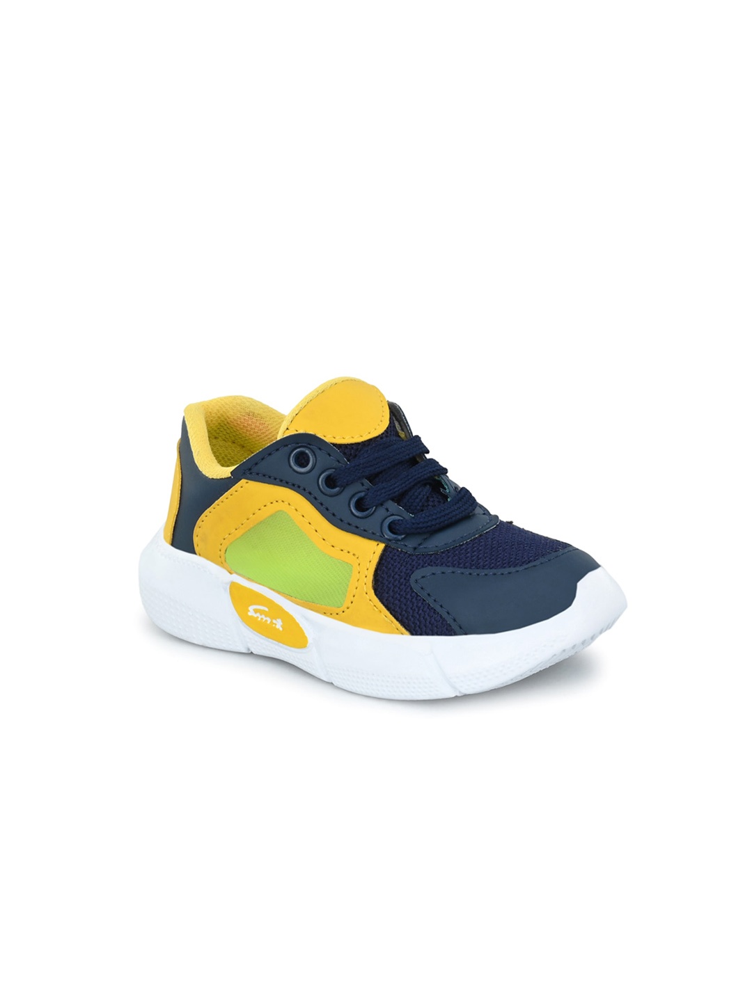 

TUSKEY Boys Yellow Colourblocked Sneakers