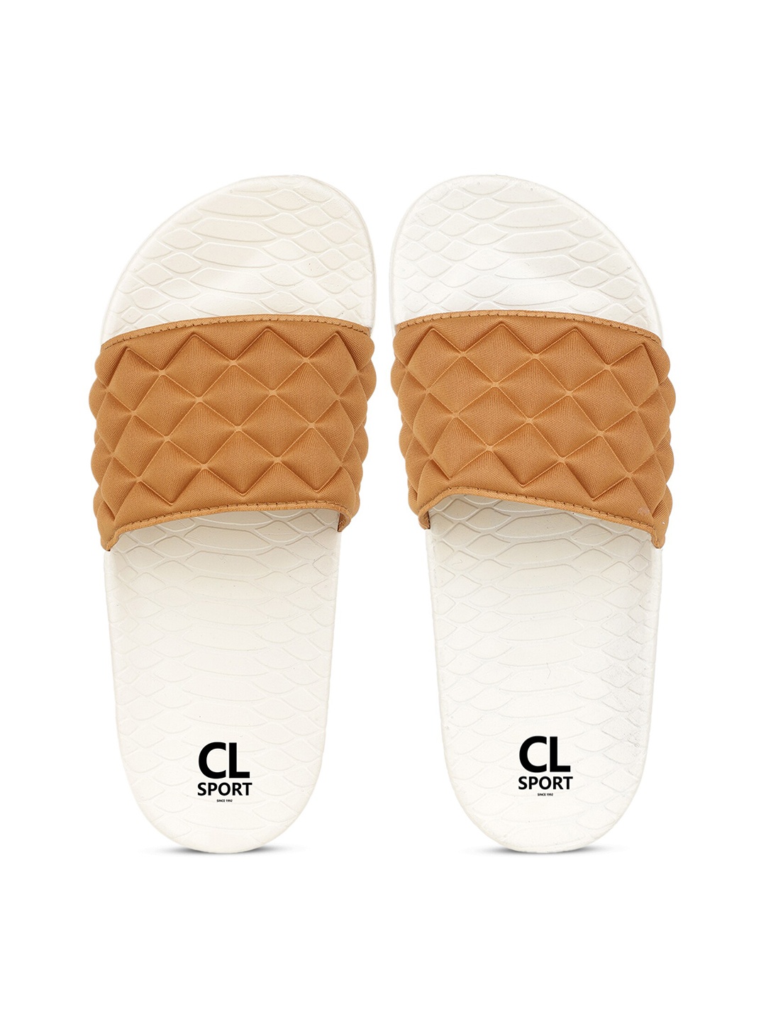 

Carlton London sports Women Mustard & White Sliders