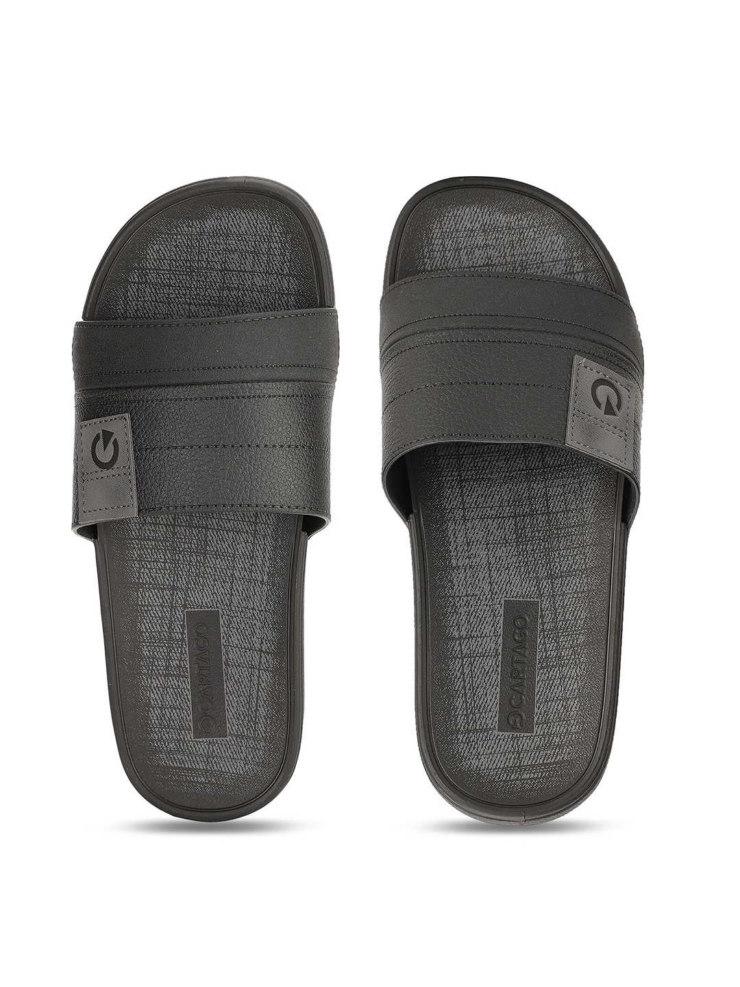 

CARTAGO Men Black Casual Sliders
