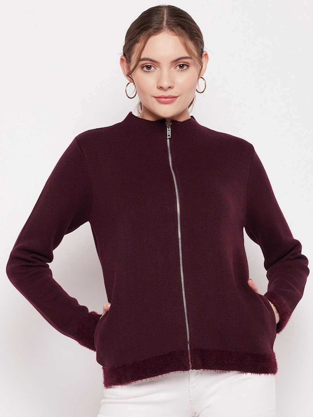 

Madame Women Purple Sweater