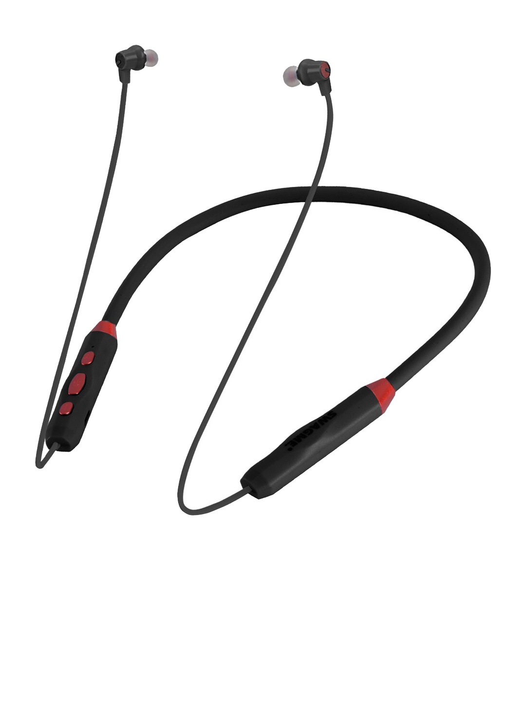 

SWAGME Black Solid Alaap NB010 Wireless Flexible Neckband Earphone
