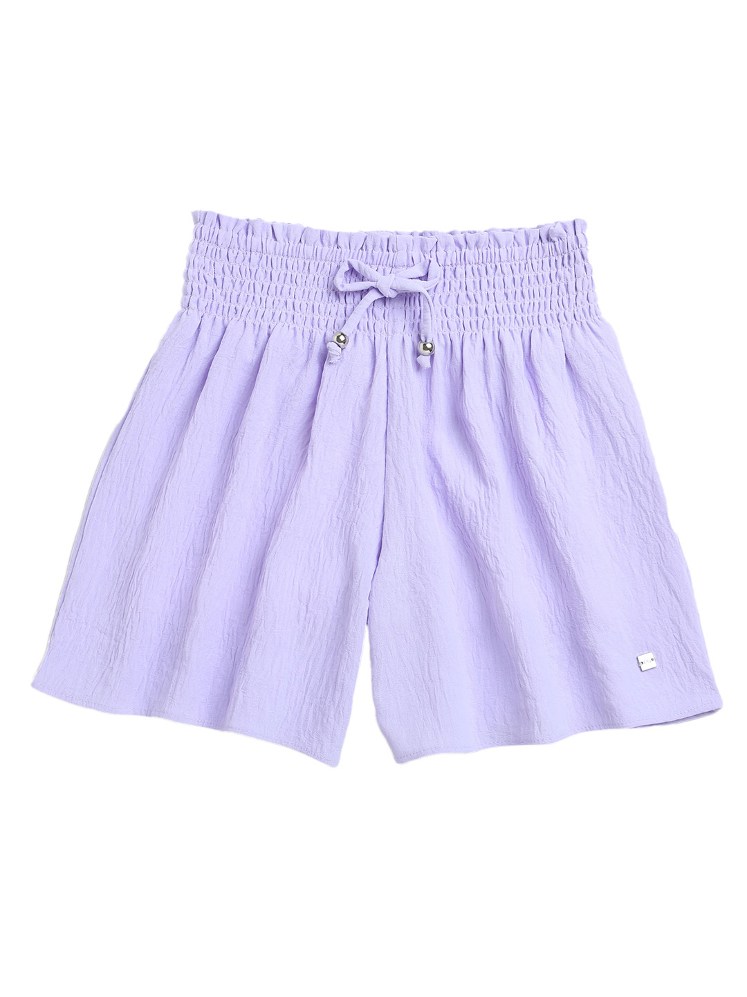

Tiny Girl Girls Lavender Smocked Shorts
