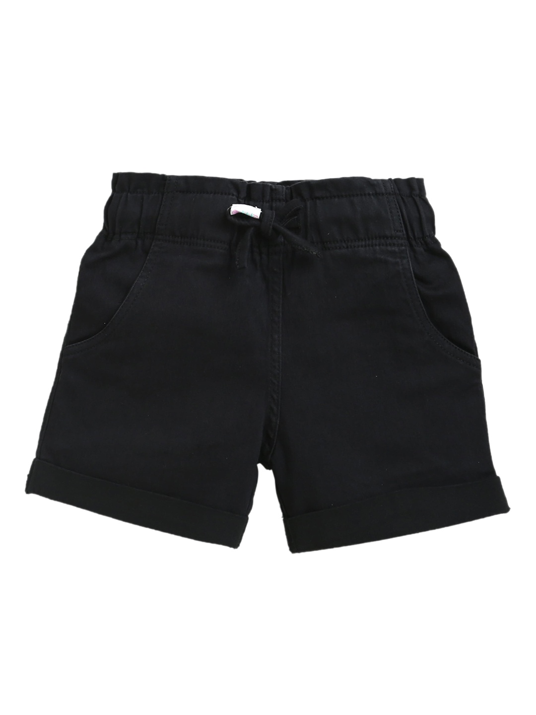 

Tiny Girl Girls Black Solid Denim Shorts