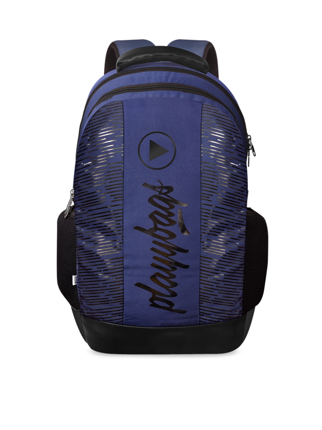 

PLAYYBAGS Unisex Navy Blue & Black Laptop Backpack