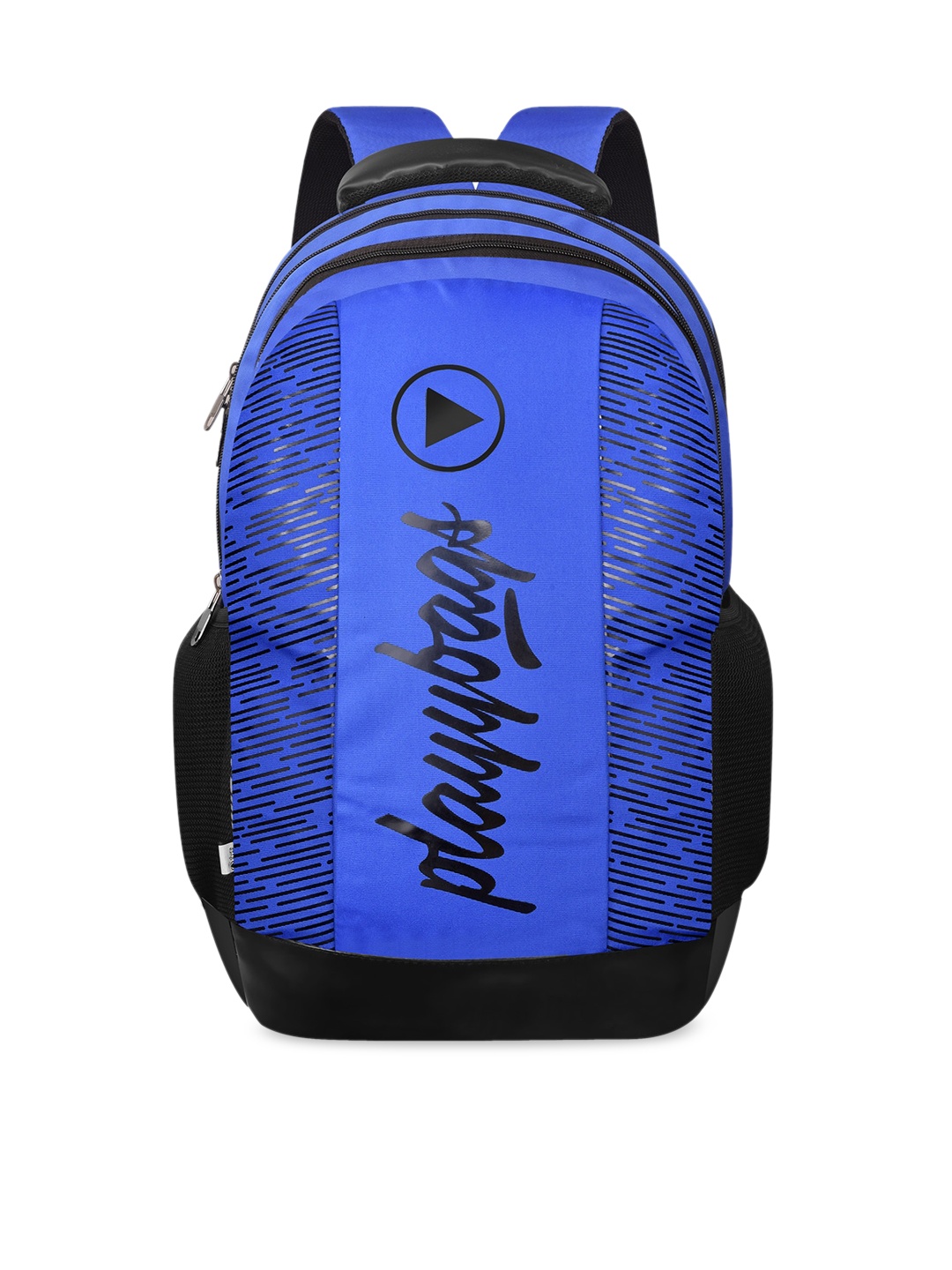 

PLAYYBAGS Unisex Blue & Black Backpack