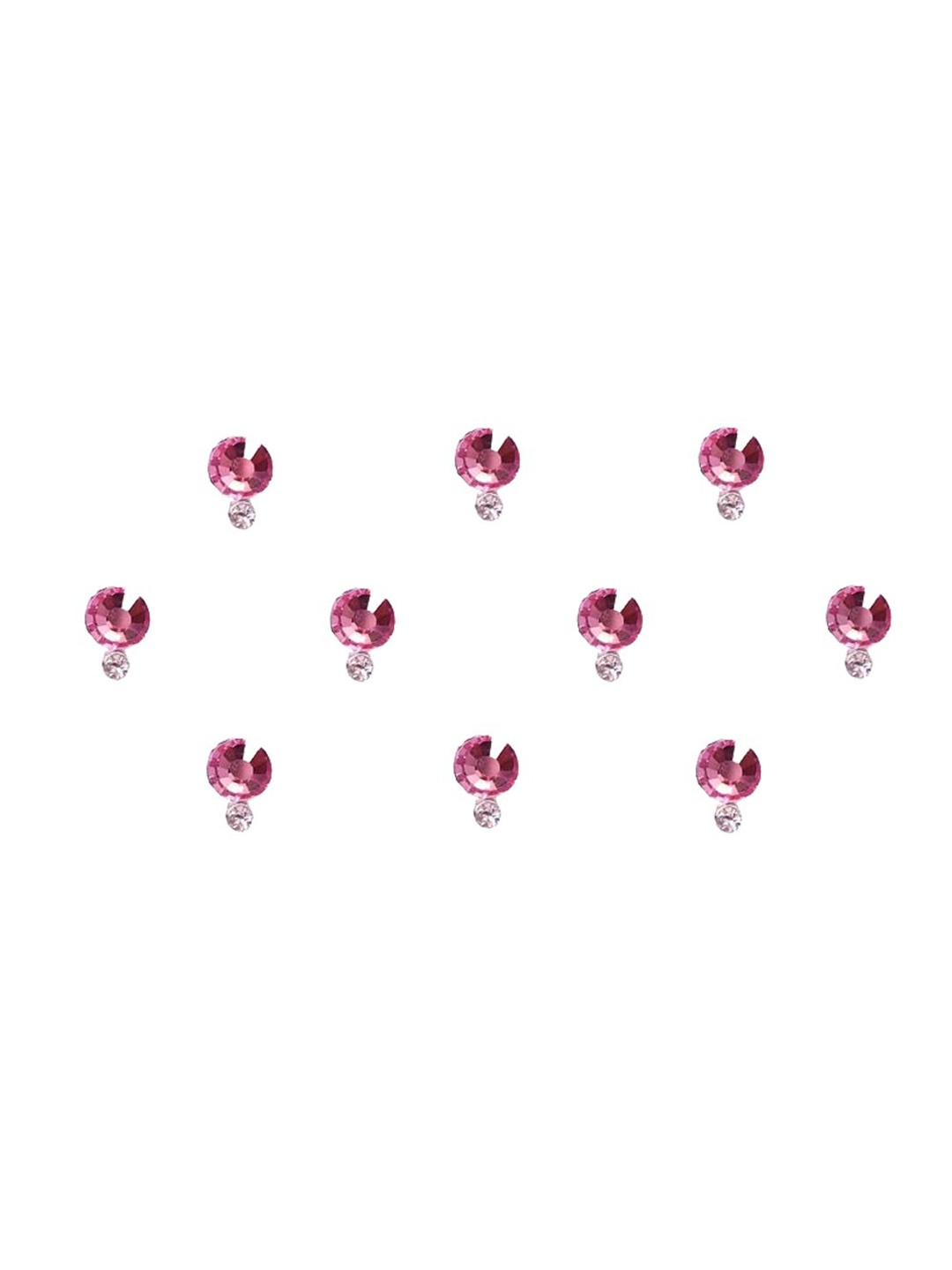 

Comet Busters Pink Stone Studded Bindis - 10 Pcs