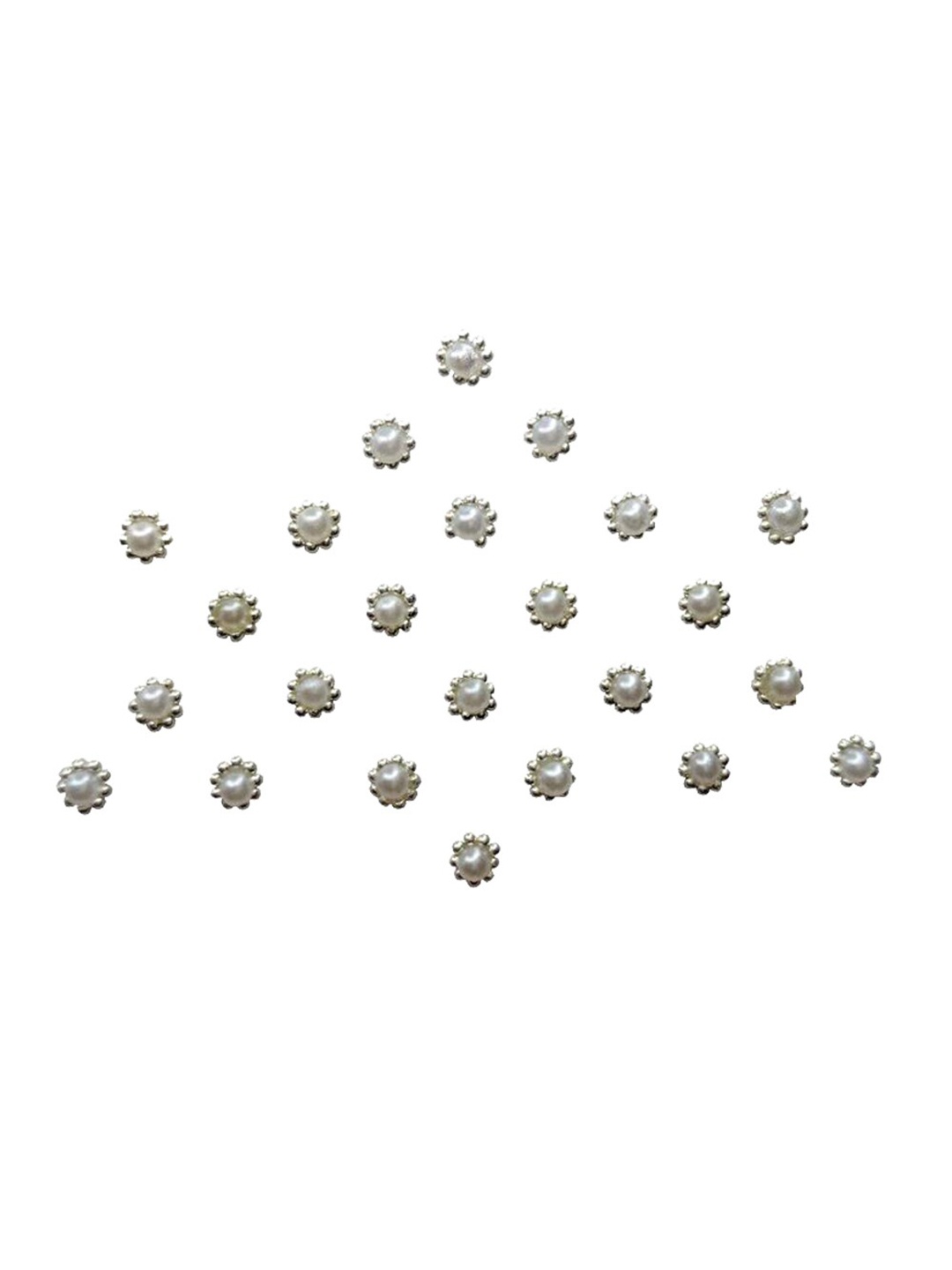 

Comet Busters White Stone Studded Round Shaped Bindis - 24 Pcs