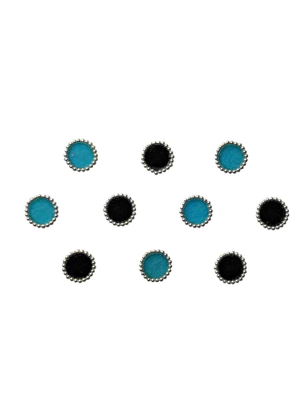 

Comet Busters Set Of 10 Bindis, Multi