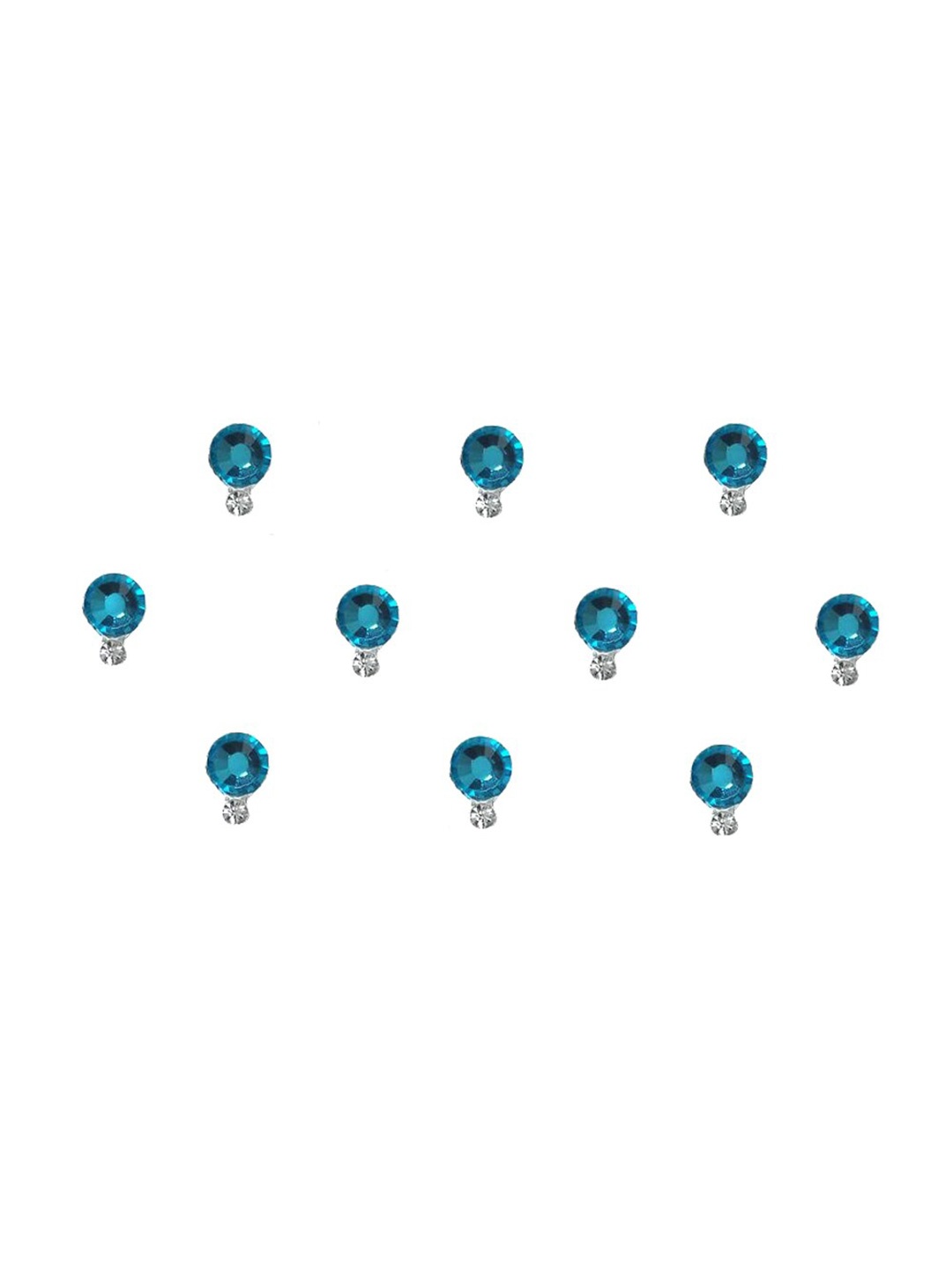 

Comet Busters 10 Pcs Blue Stone Studded Bindi