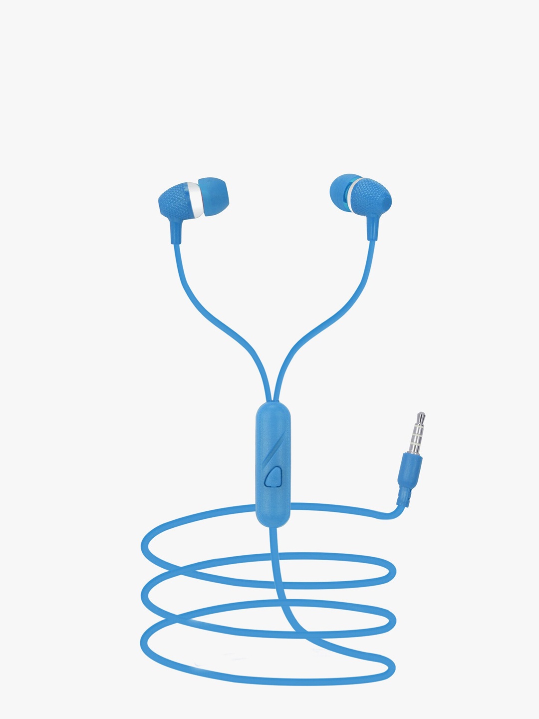 

SWAGME Blue Ear-Wired Headphones With Mic