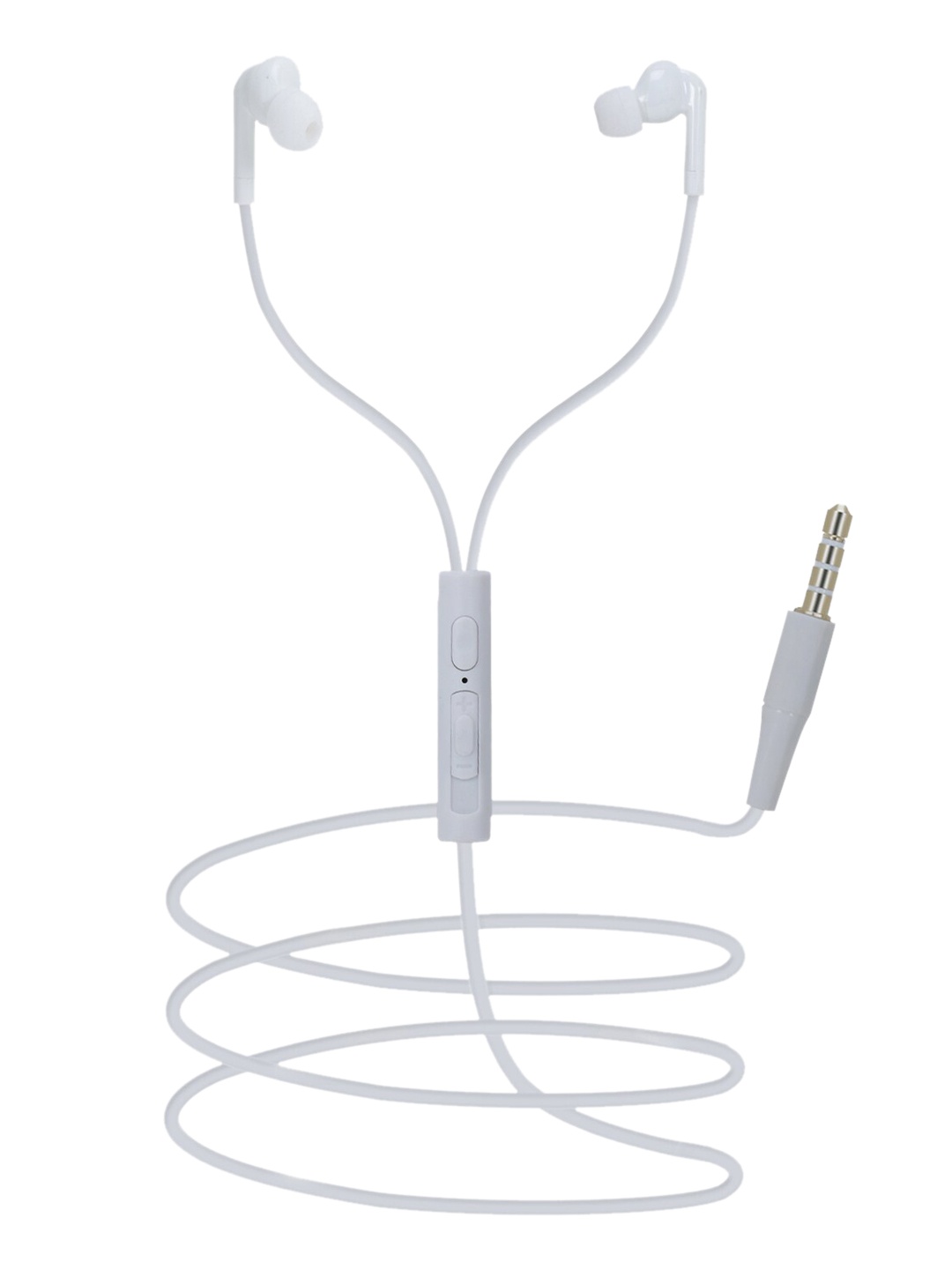 

SWAGME Adults White Solid Bass Best In-Ear Headphones with Mic & Extra Bass