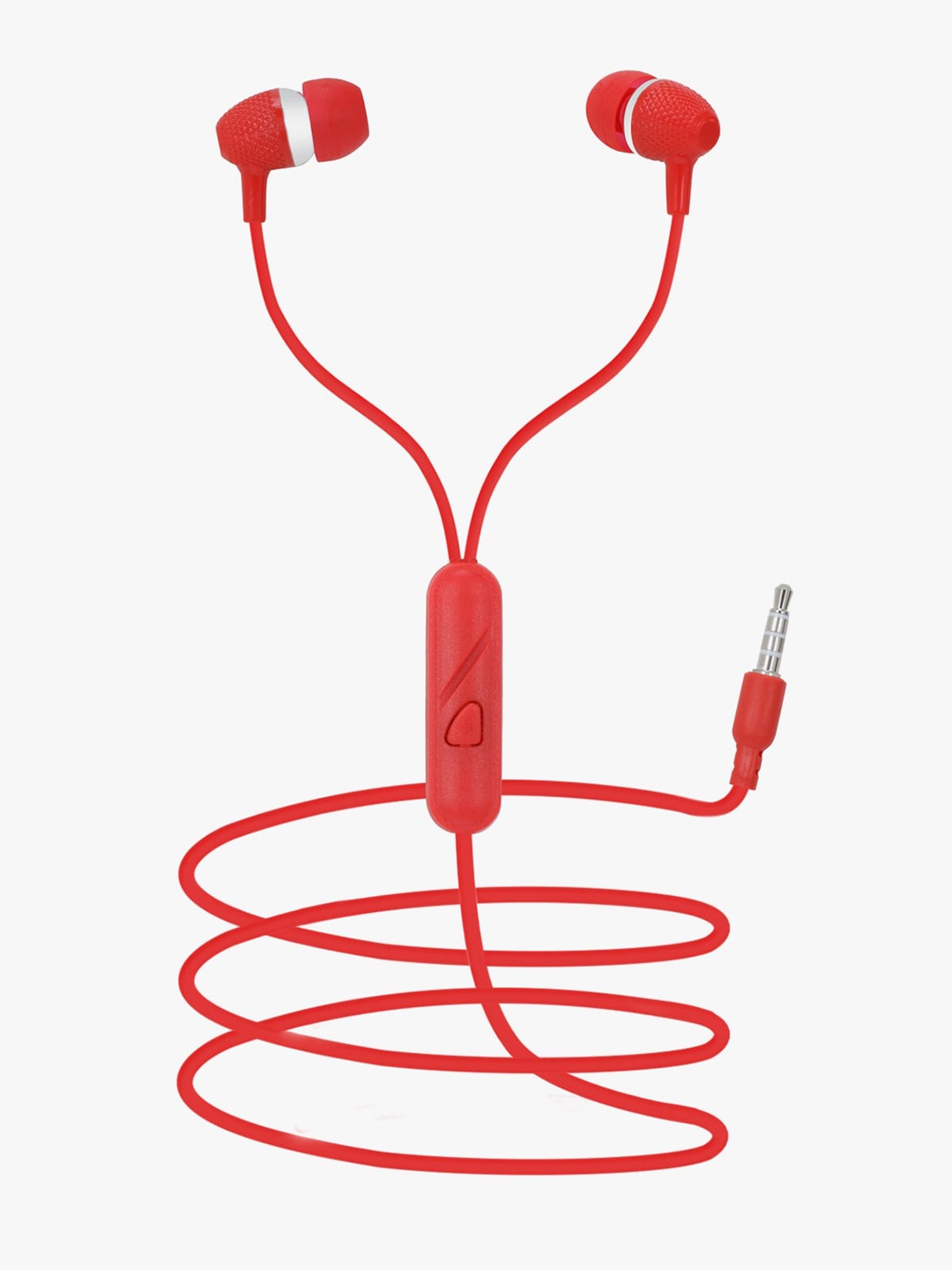 

SWAGME Adults Red Solid Bass Best In-Ear Headphones with Mic & Extra Bass