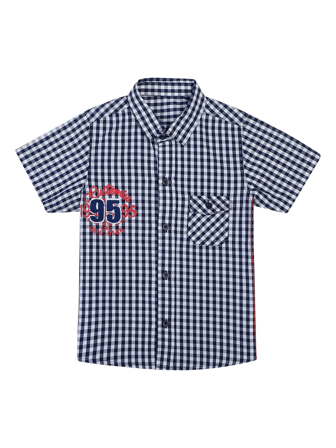 

Bodycare Kids Boys Black Gingham Checks Checked Cotton Casual Shirt