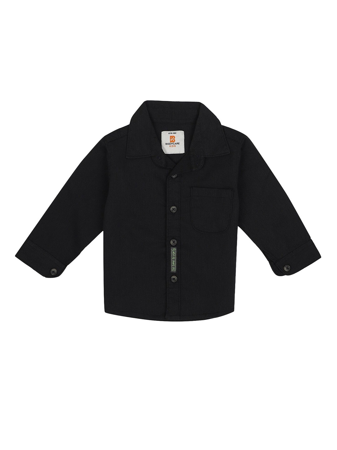 

Bodycare Kids Boys Black Casual Solid Shirt