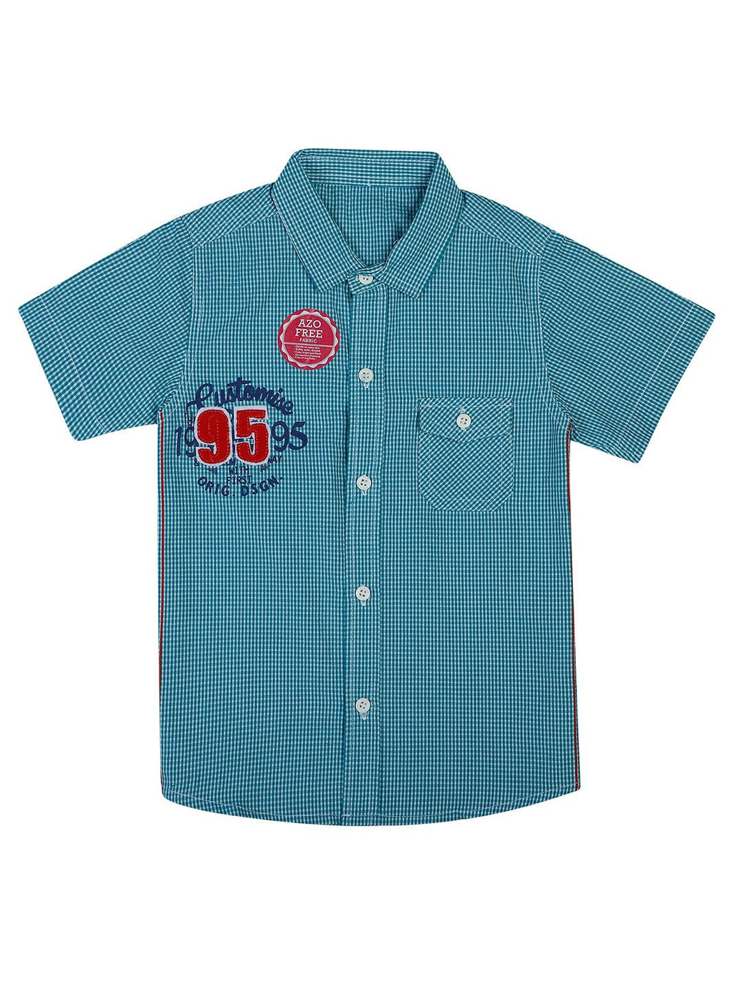 

Bodycare Kids Kids Boys Sea Green Casual Shirt