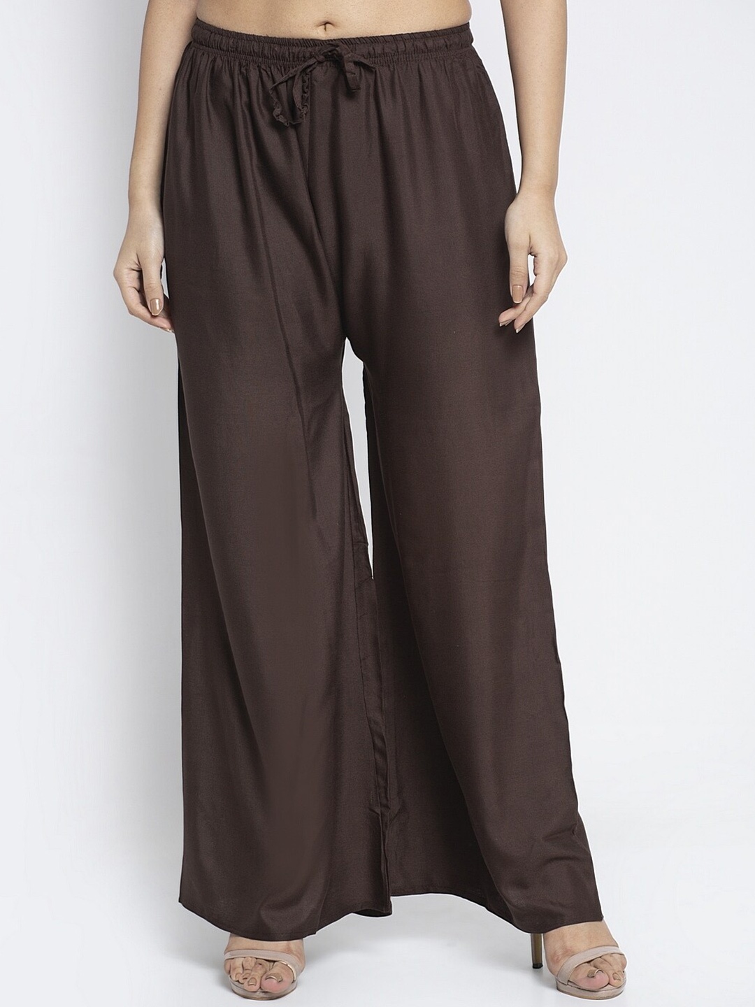 

GRACIT Women Brown Ethnic Palazzos