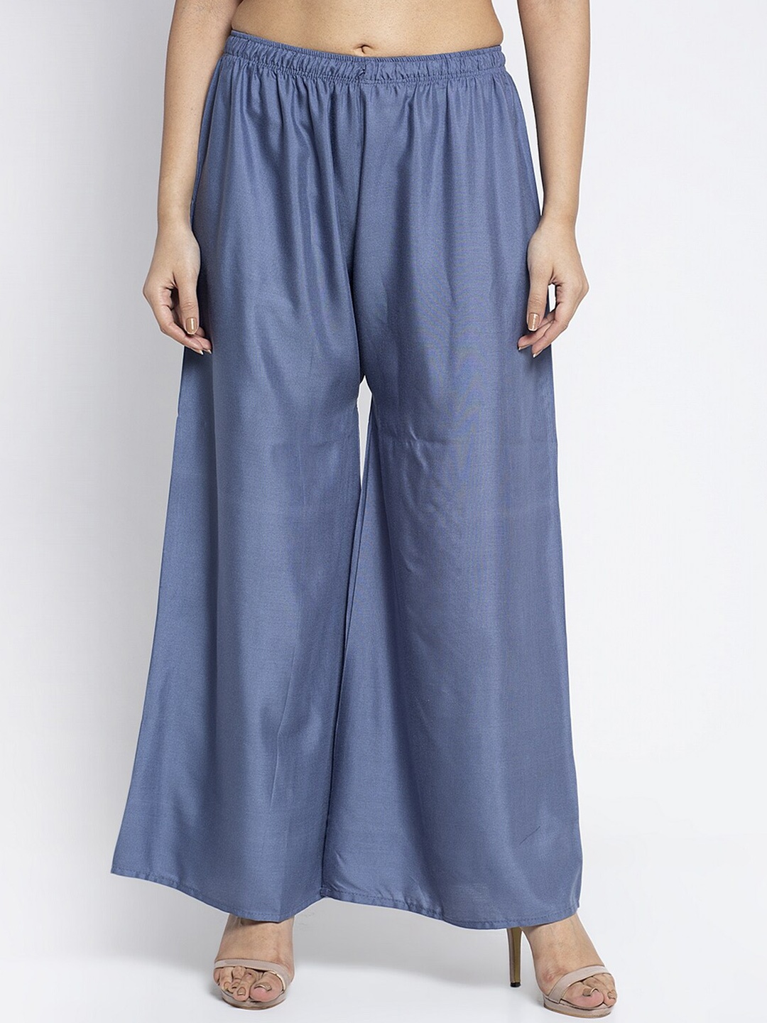 

GRACIT Women Grey Ethnic Palazzos