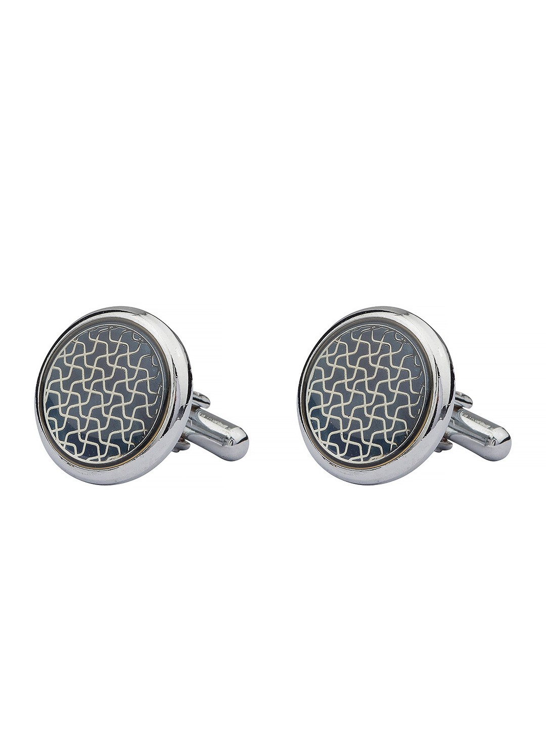 

The Tie Hub Gold-Toned & Black Cufflink