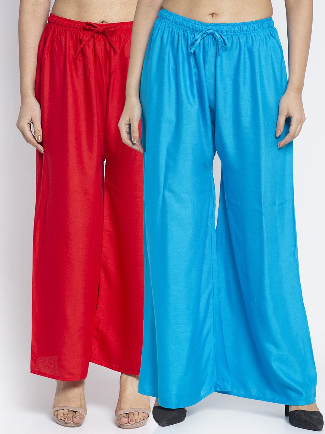 

GRACIT Women Red & Blue 2 Palazzos