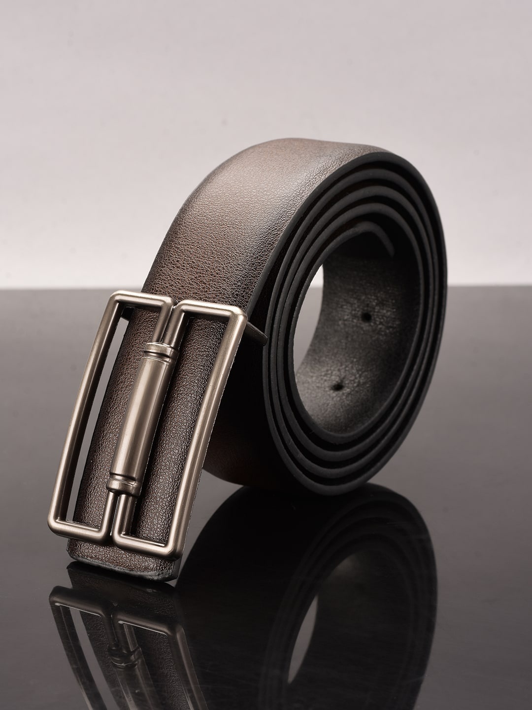 

BuckleUp Men Brown Textured Belt