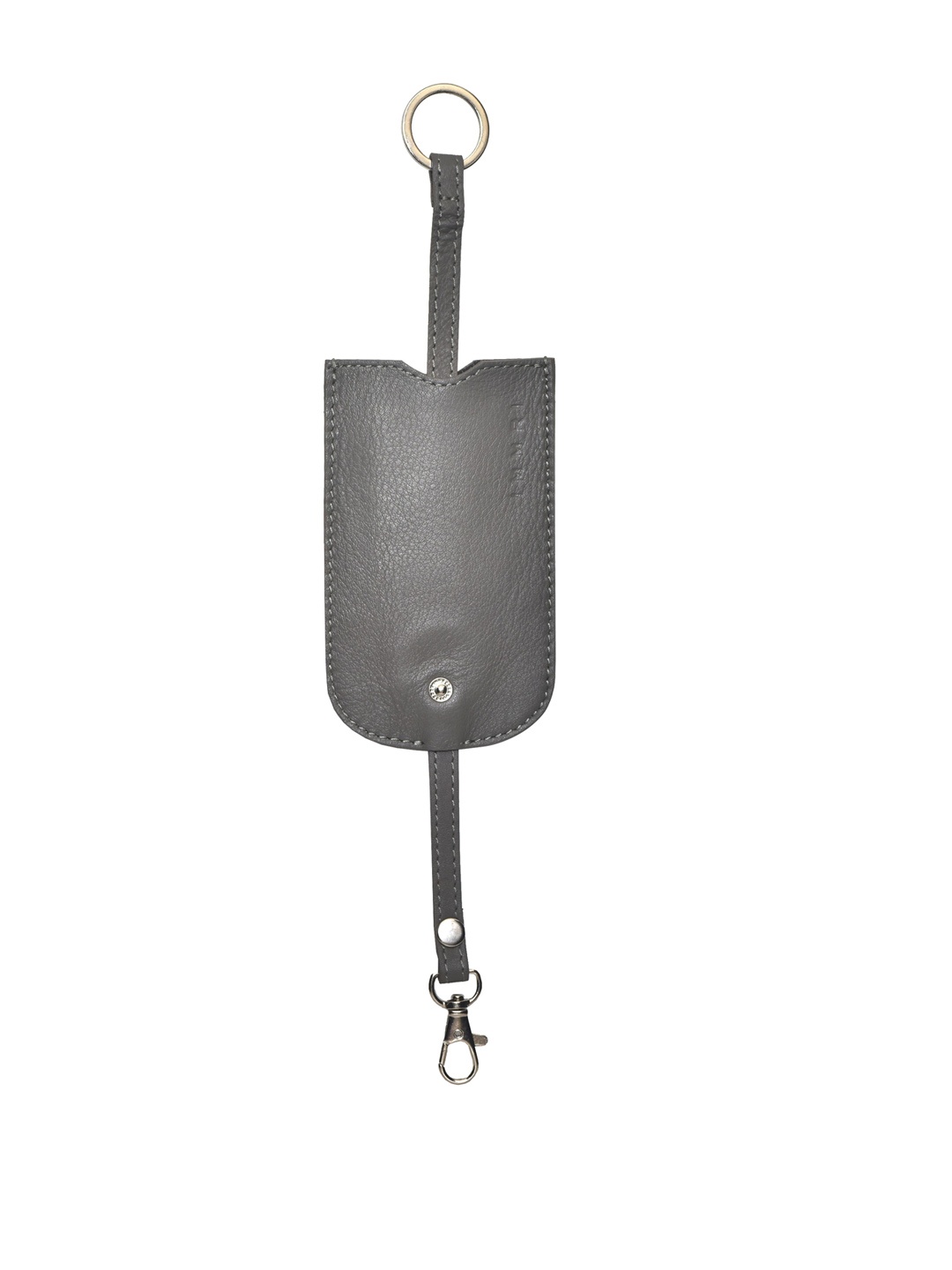 

IMMRI Grey Solid Hidden Keyring Pouch Key Chain