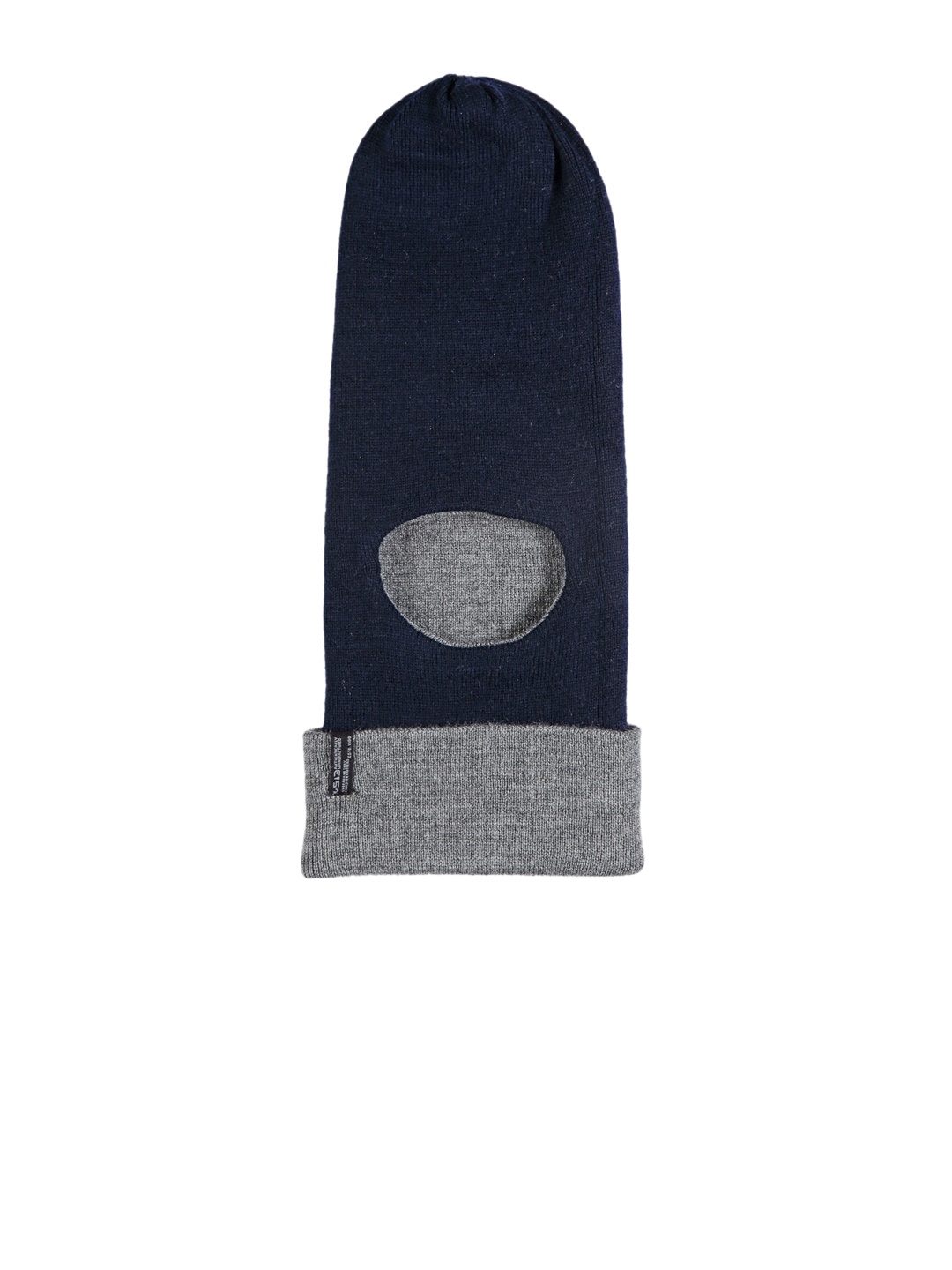

513 Men Grey & Navy Blue Beanie