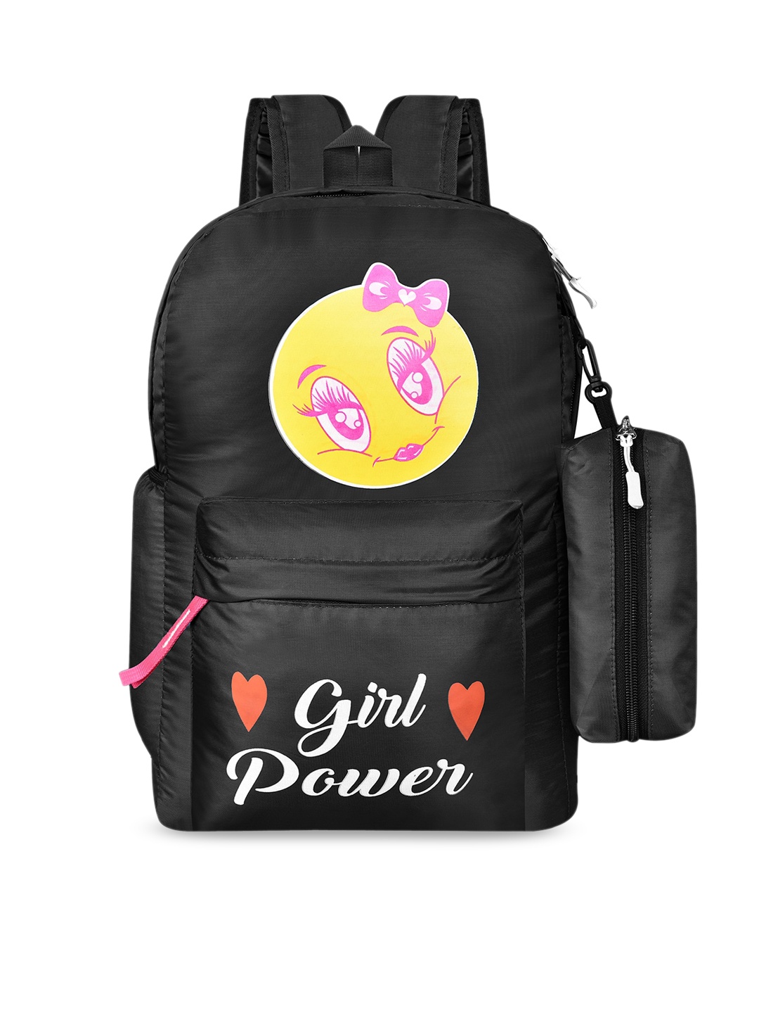 

PLAYYBAGS Women Black & Pink Waterproof Backpack