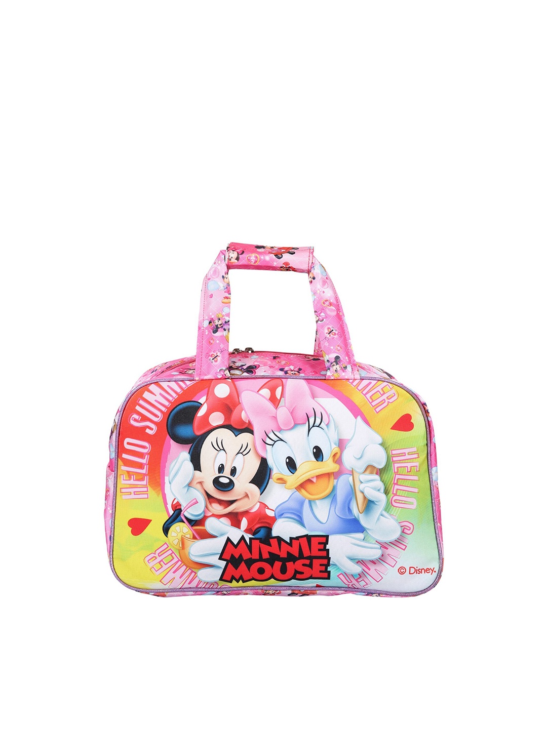 

Disney Girls Pink & Black Printed Messenger Bag
