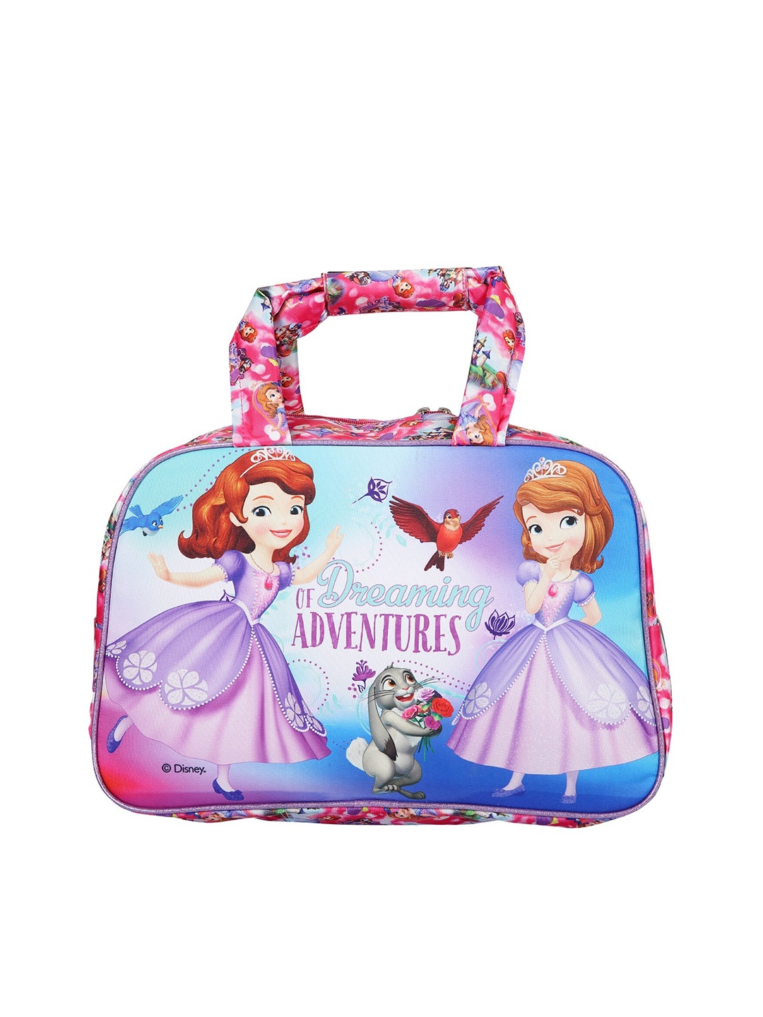 

Disney Girls Pink Printed Structured Handheld Bag