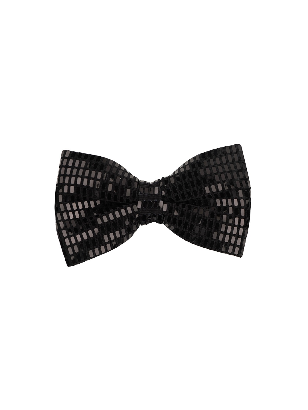 

The Tie Hub Men Black Printed Bow Tie
