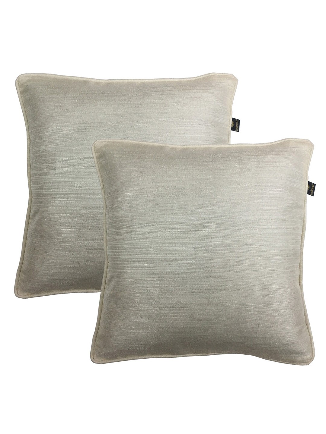 

Lushomes Pack Of 2 White Square Cushion Covers
