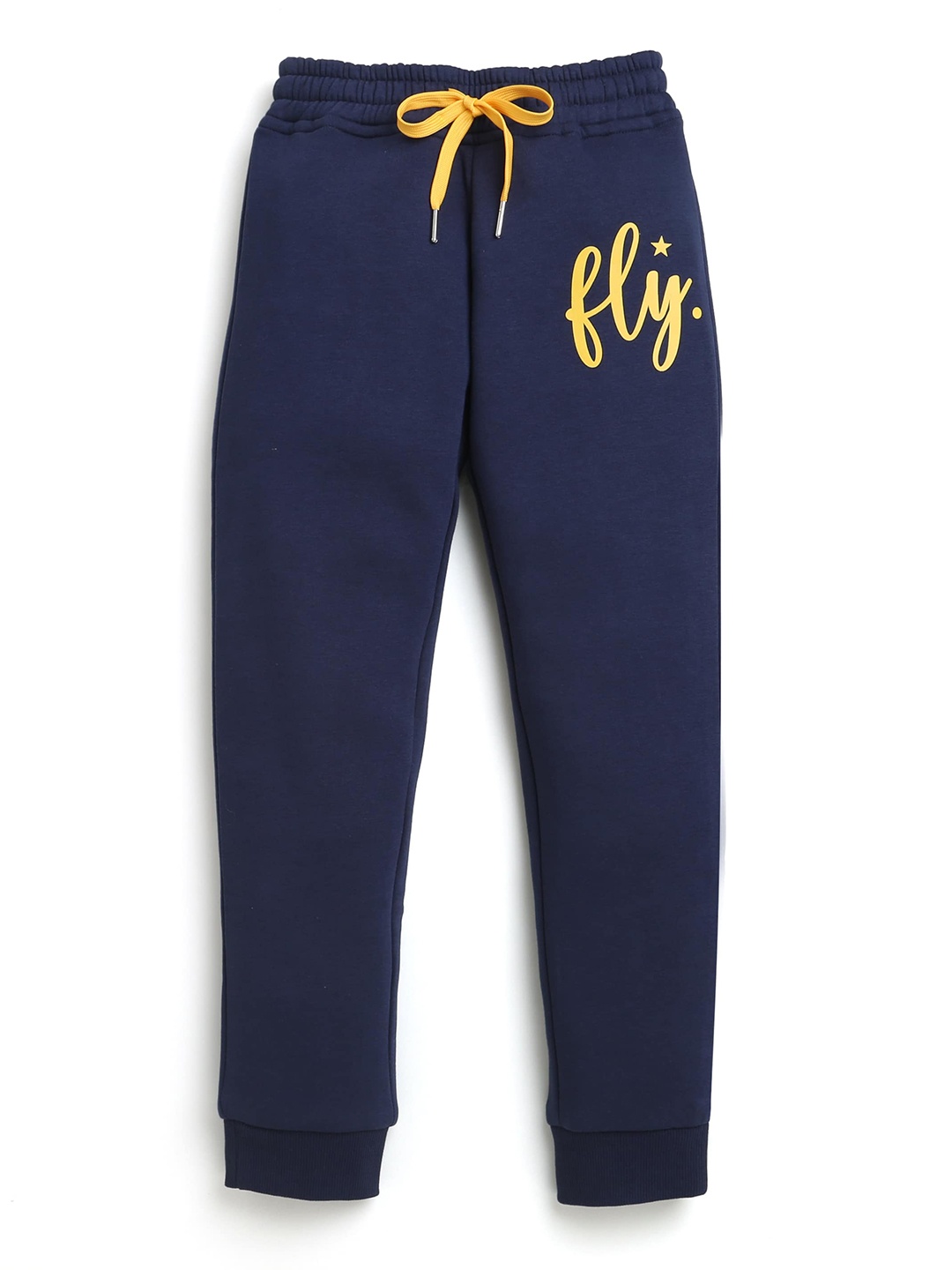 

Tiny Girl Girls Navy Blue Solid Jogger Track Pants