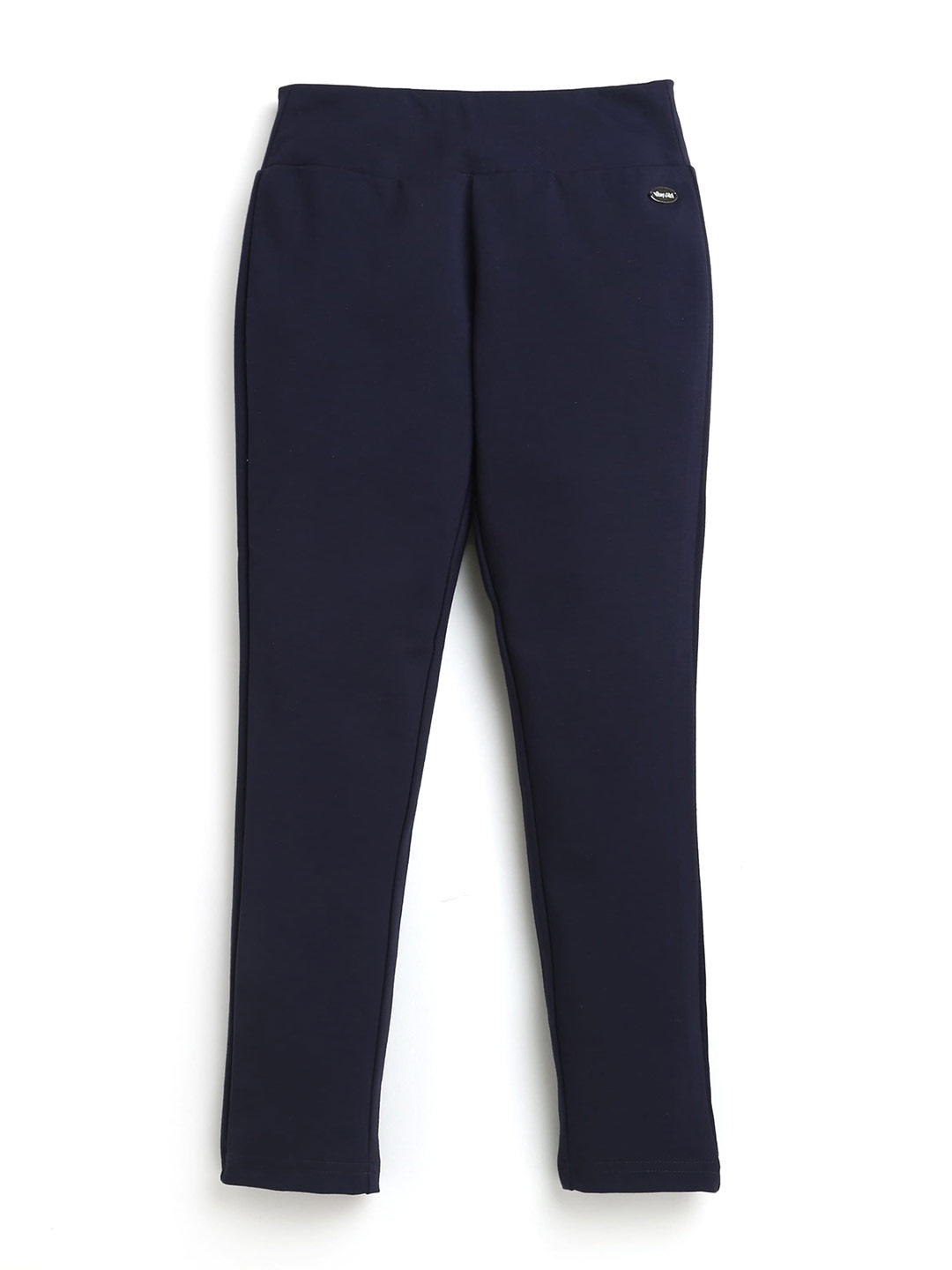 

Tiny Girl Girls Navy Blue Solid Jeggings