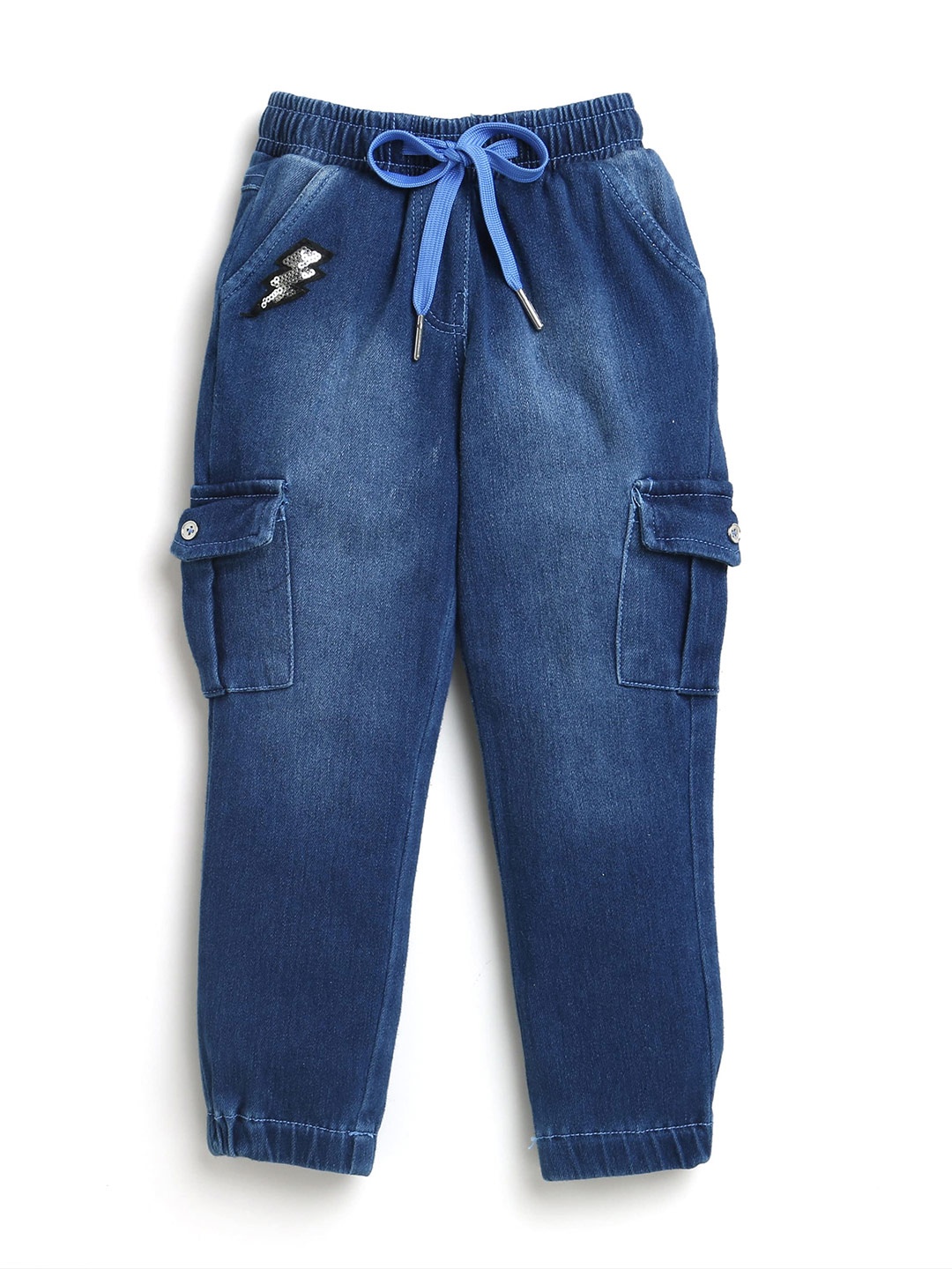 

Tiny Girl Girls Blue Denim Joggers