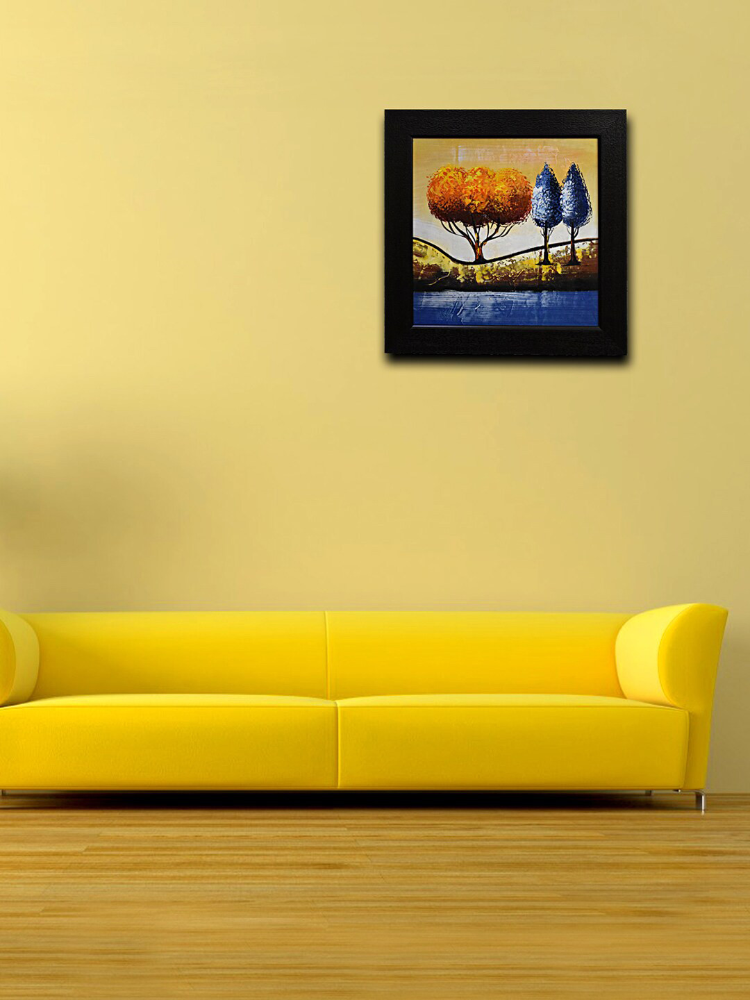 

Gallery99 Abstract Tree Framed Canvas Oil Painting, Multi