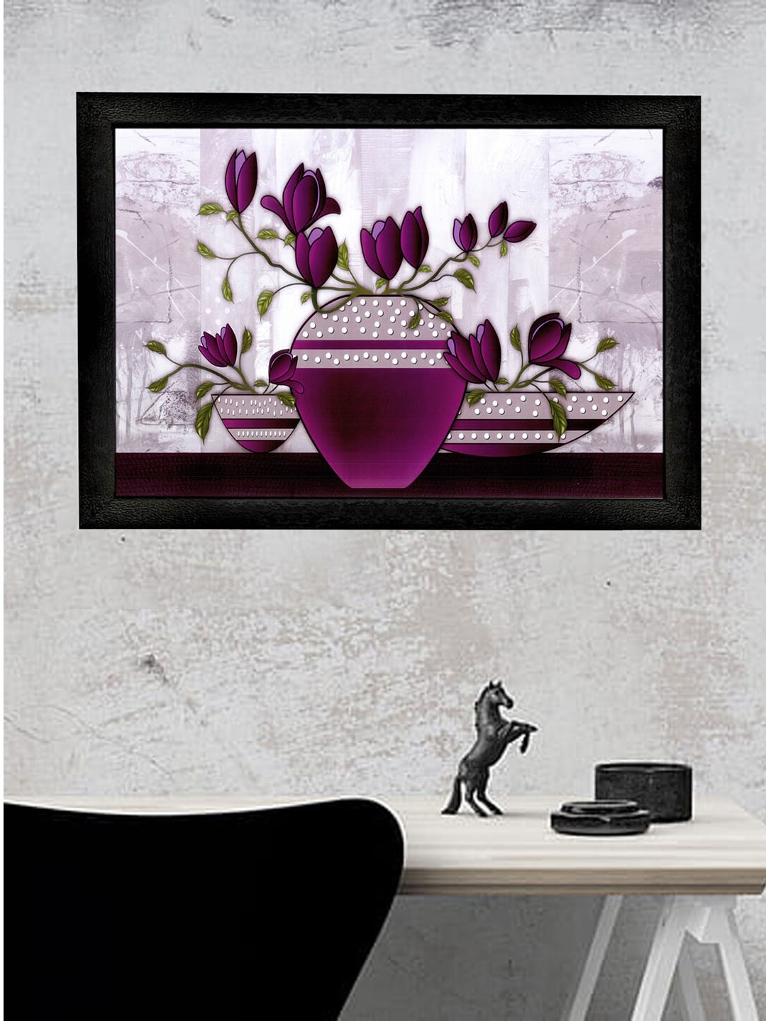 

Gallery99 Purple Pot & Planter Texture Paper Framed Wall Art