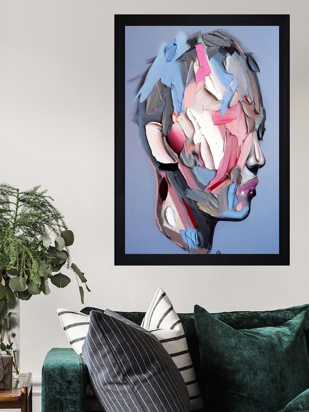 

Gallery99 Colour Of Faces Texture Paper Framed Wall Art, Multi