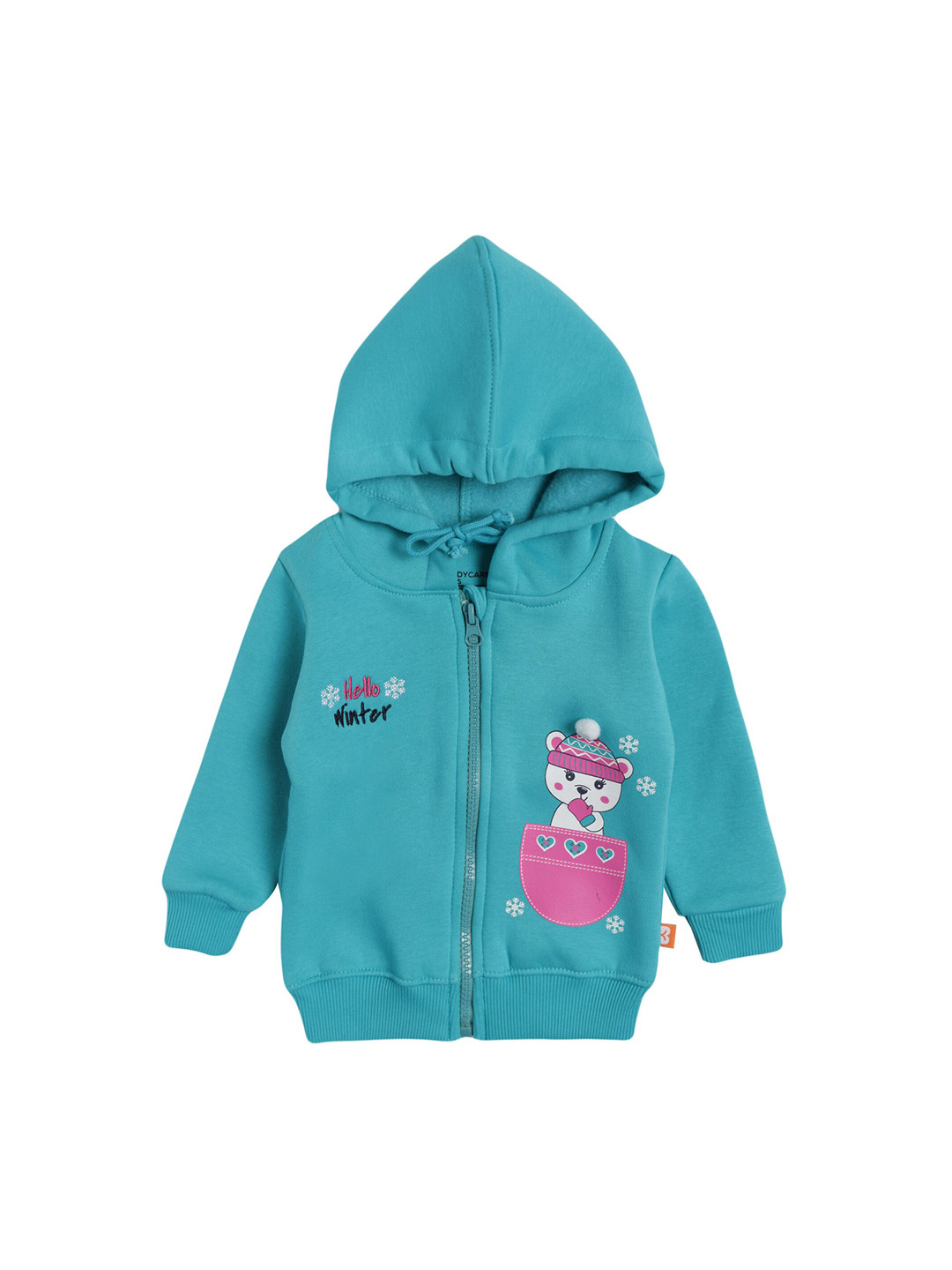 

Bodycare Girls Sea Green Lightweight Open Front Jacket