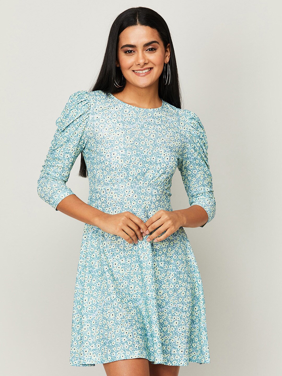 

Ginger by Lifestyle Blue Floral Dress