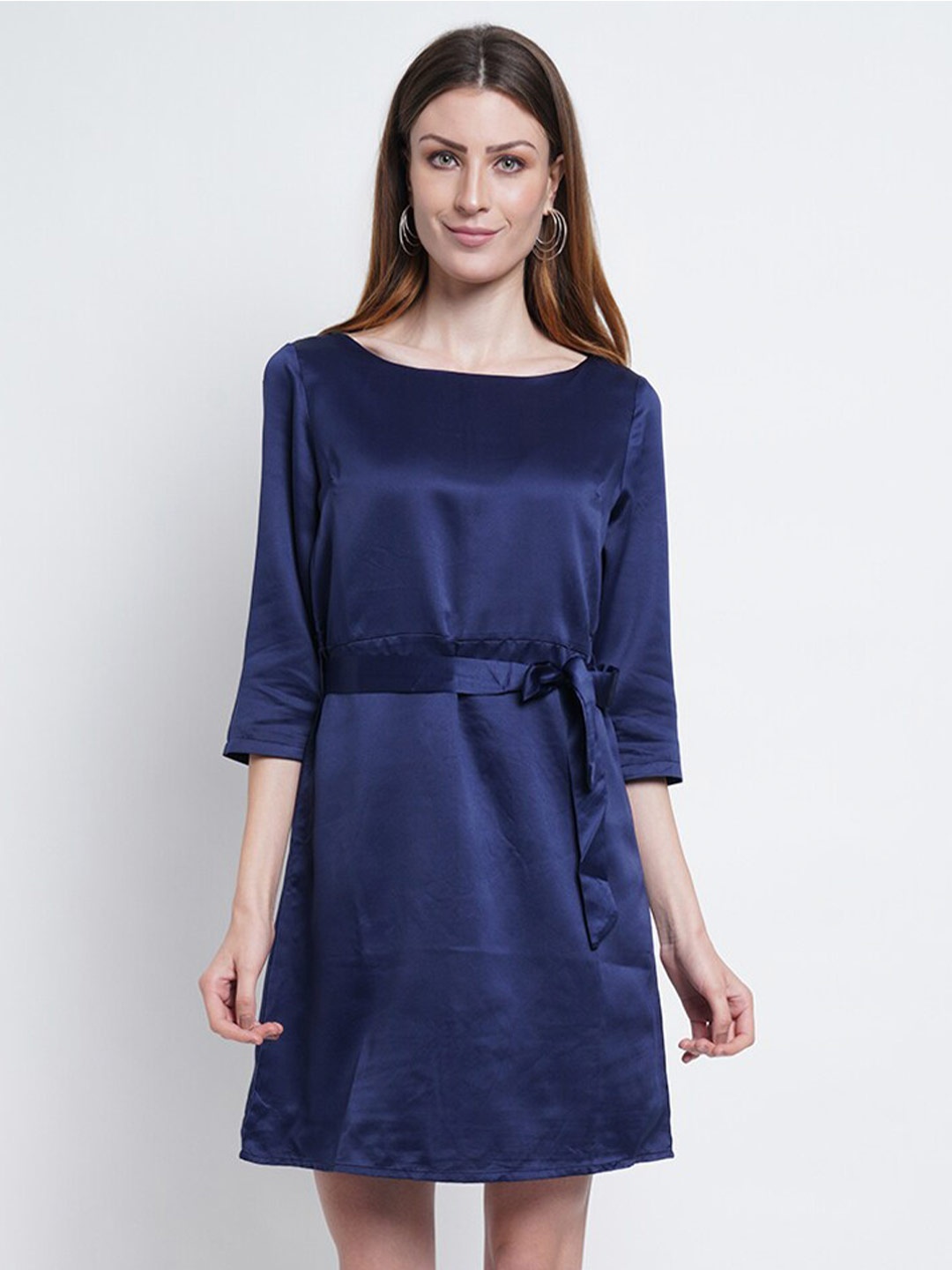 

IX IMPRESSION Blue A-Line Dress