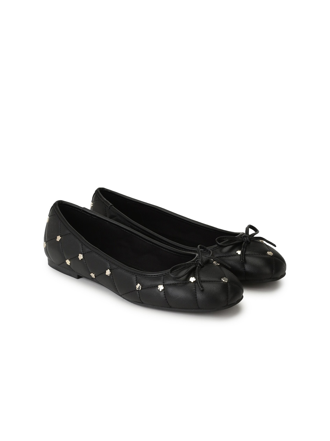 

Ted Baker Women Black Embellished Ballerinas Flats