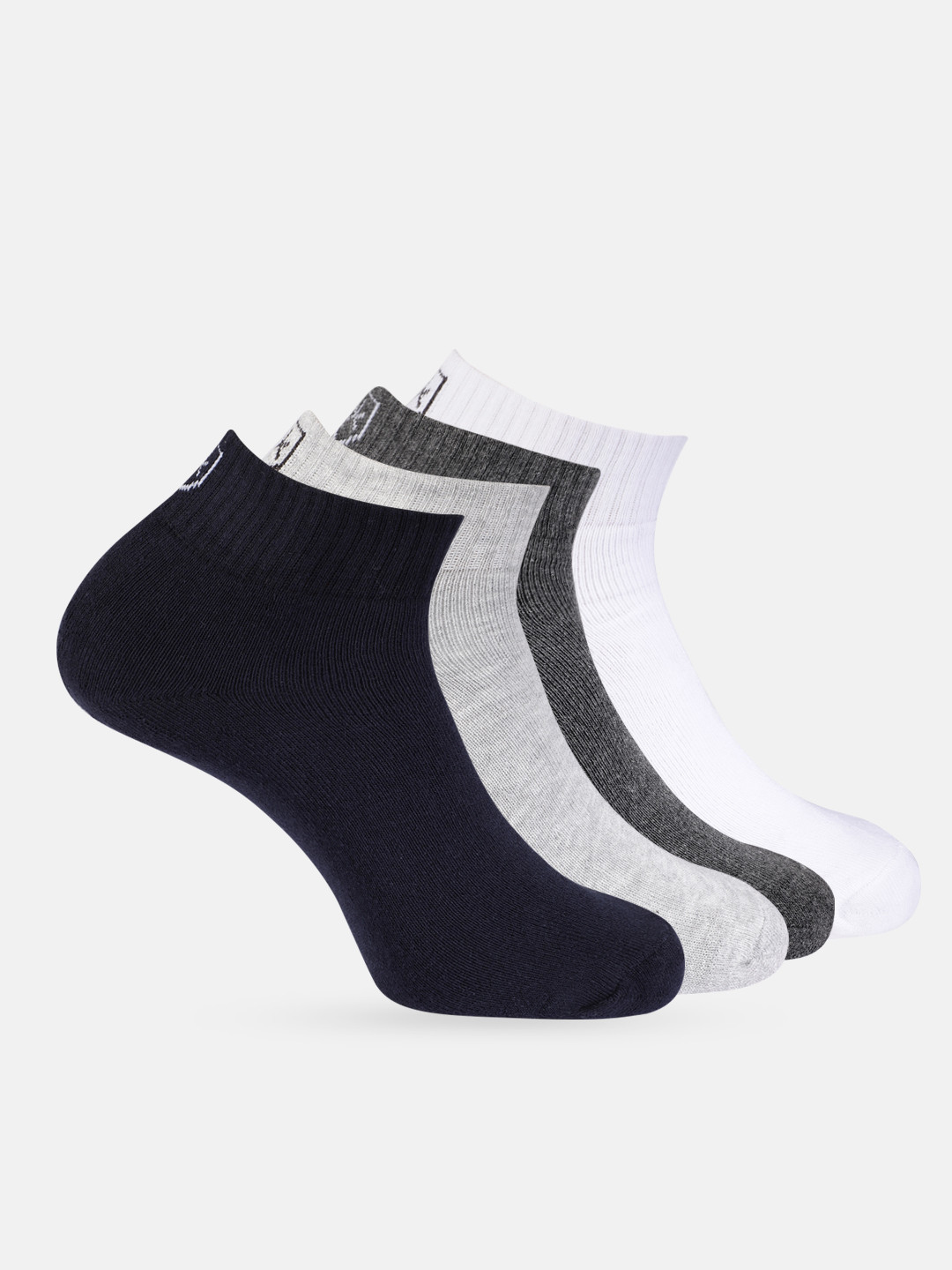 

Roadster Men Pack of 4 Ankle Length Socks, White
