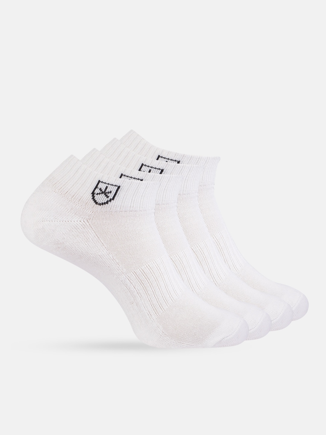 

Roadster Men Pack of 4 Ankle Length Socks, White