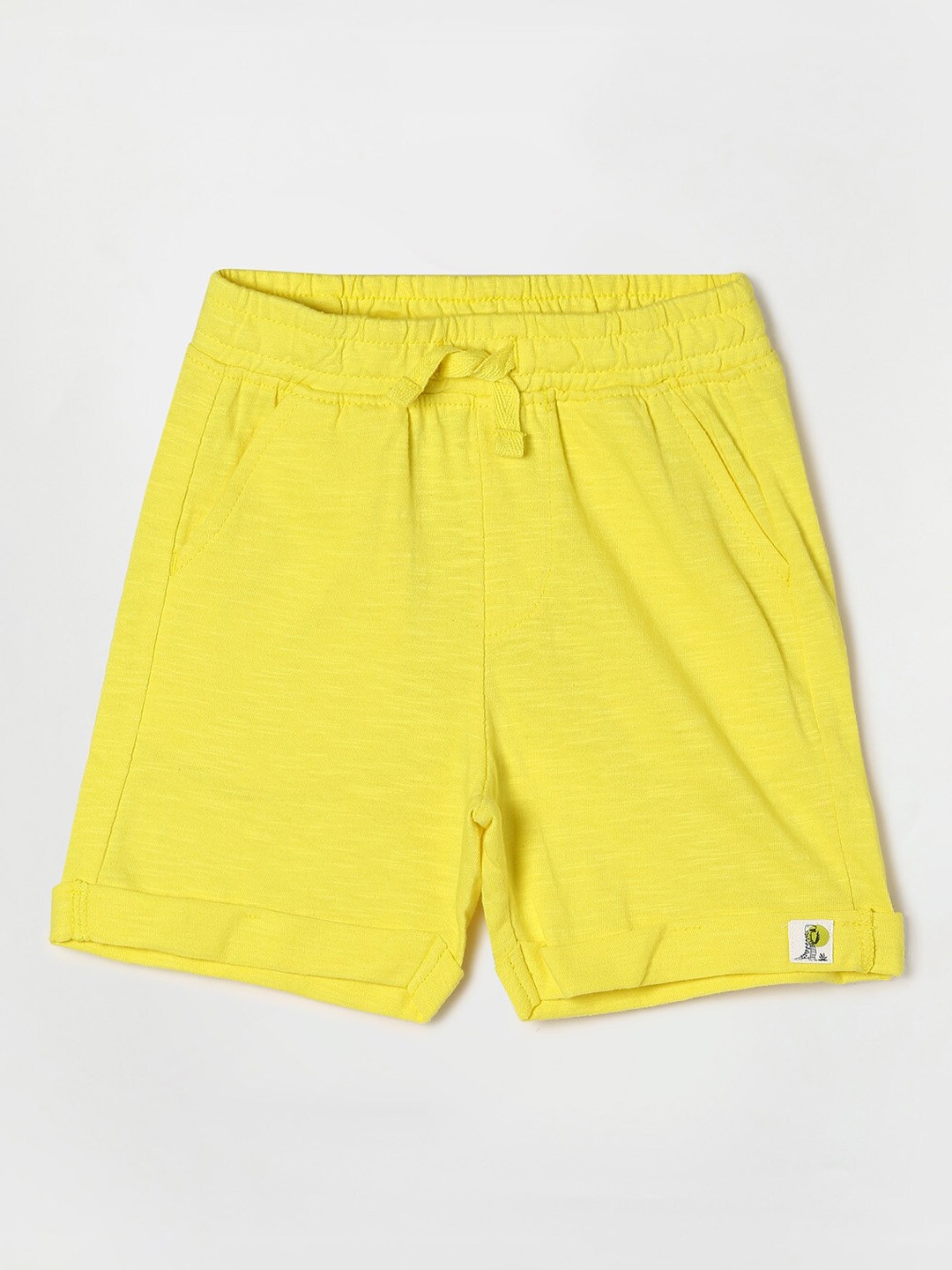 

Juniors by Lifestyle Boys Yellow Solid Regular Shorts