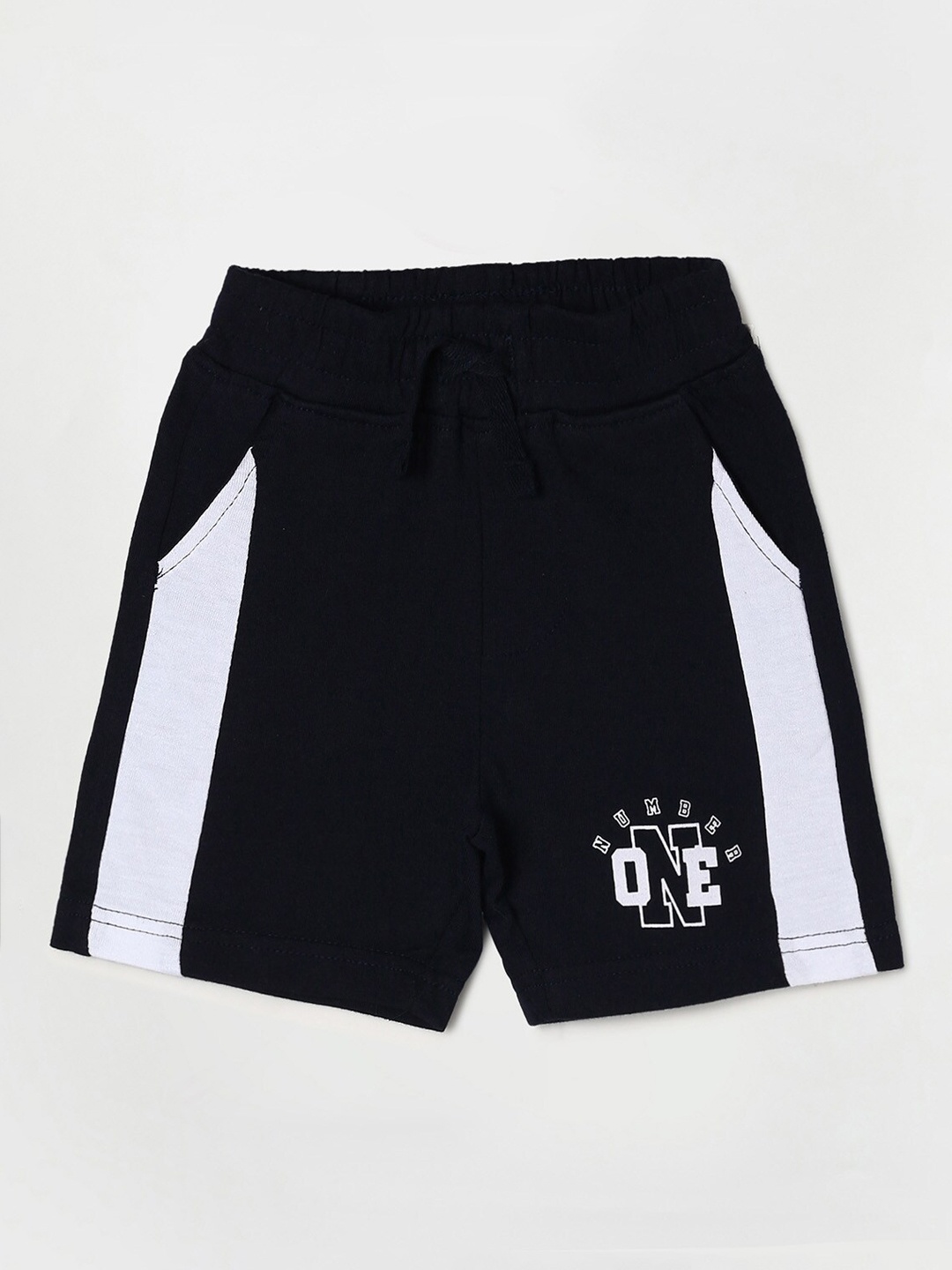 

Juniors by Lifestyle Boys Navy Blue Cotton Casual Shorts