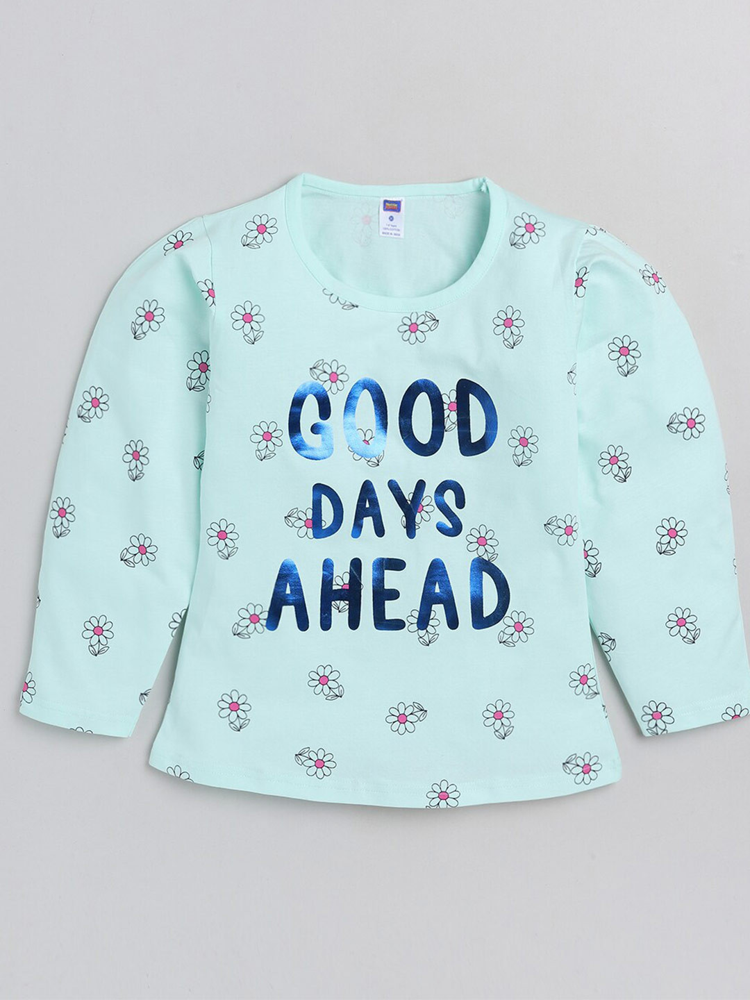 

Nottie Planet Green Floral Print Top