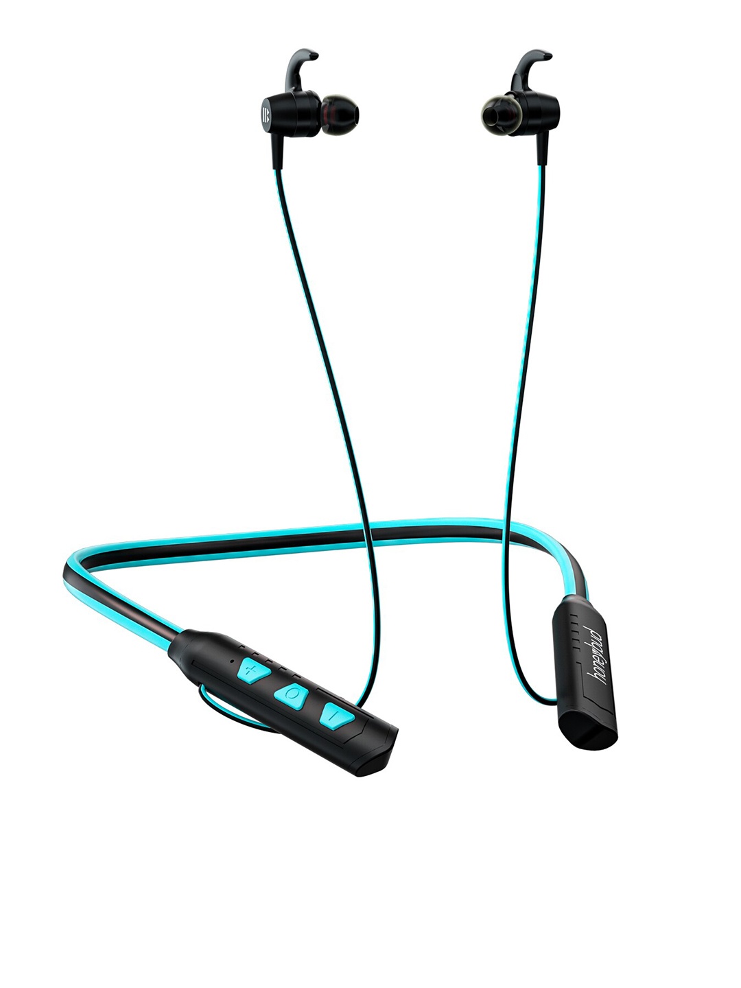 

honeybud Black Wireless Neckband Headphones