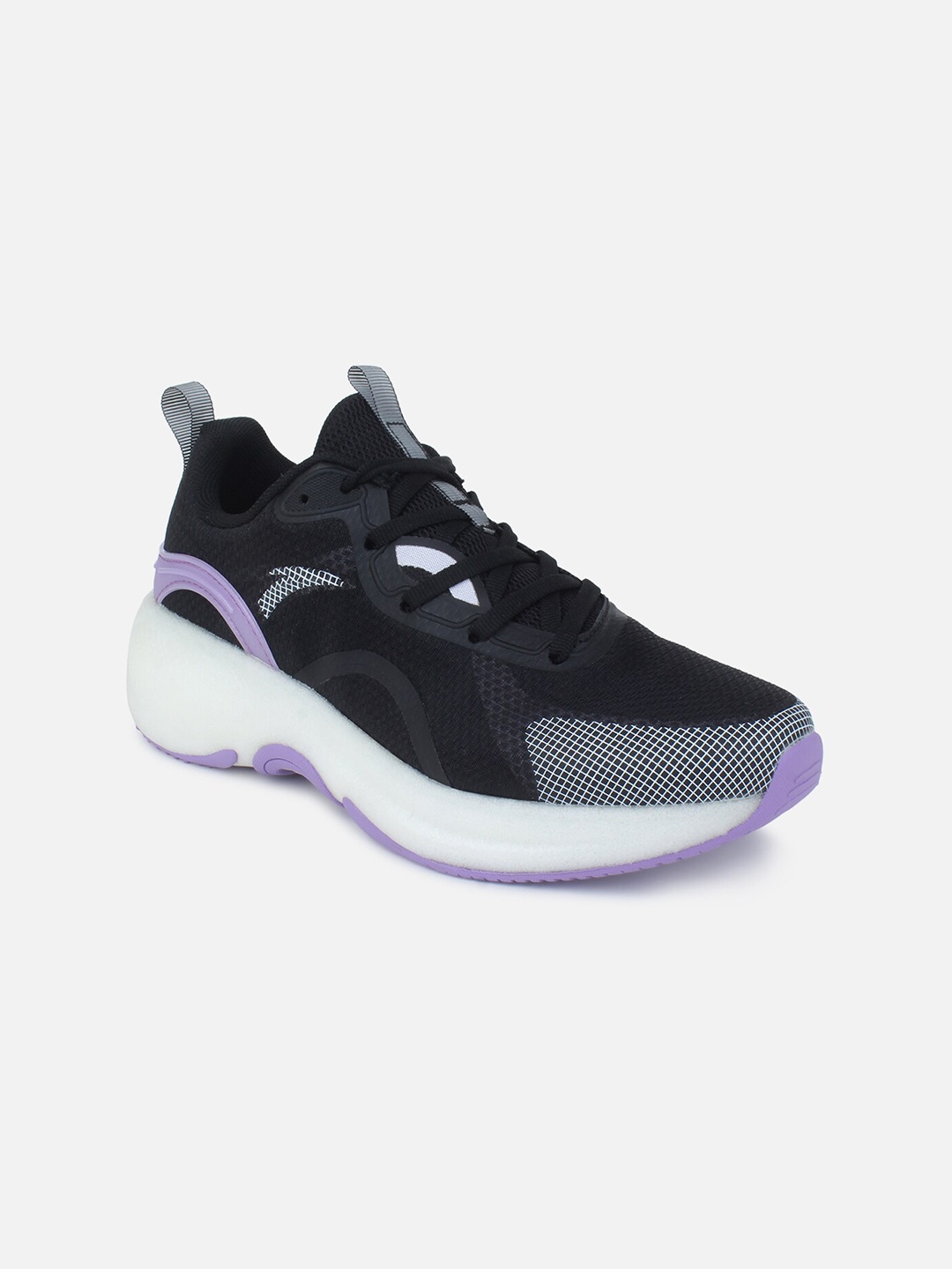 

Anta Women Black Mesh Running Non-Marking Shoes 822225520-1-BLK