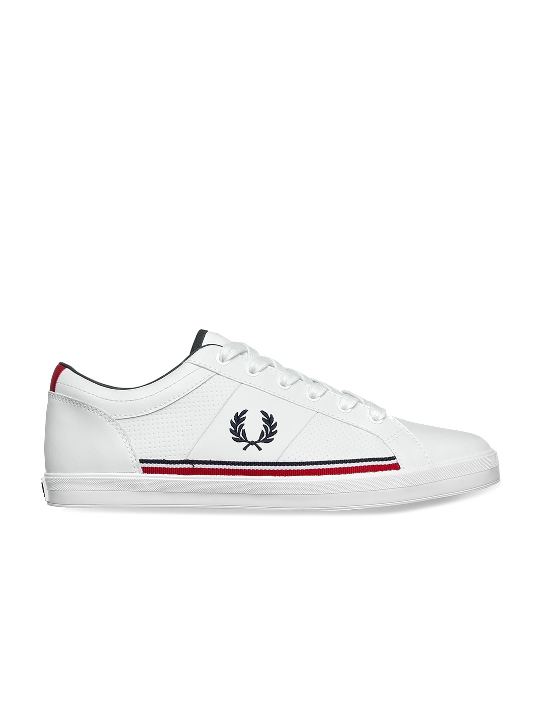 

Fred Perry Men White PU Sneakers
