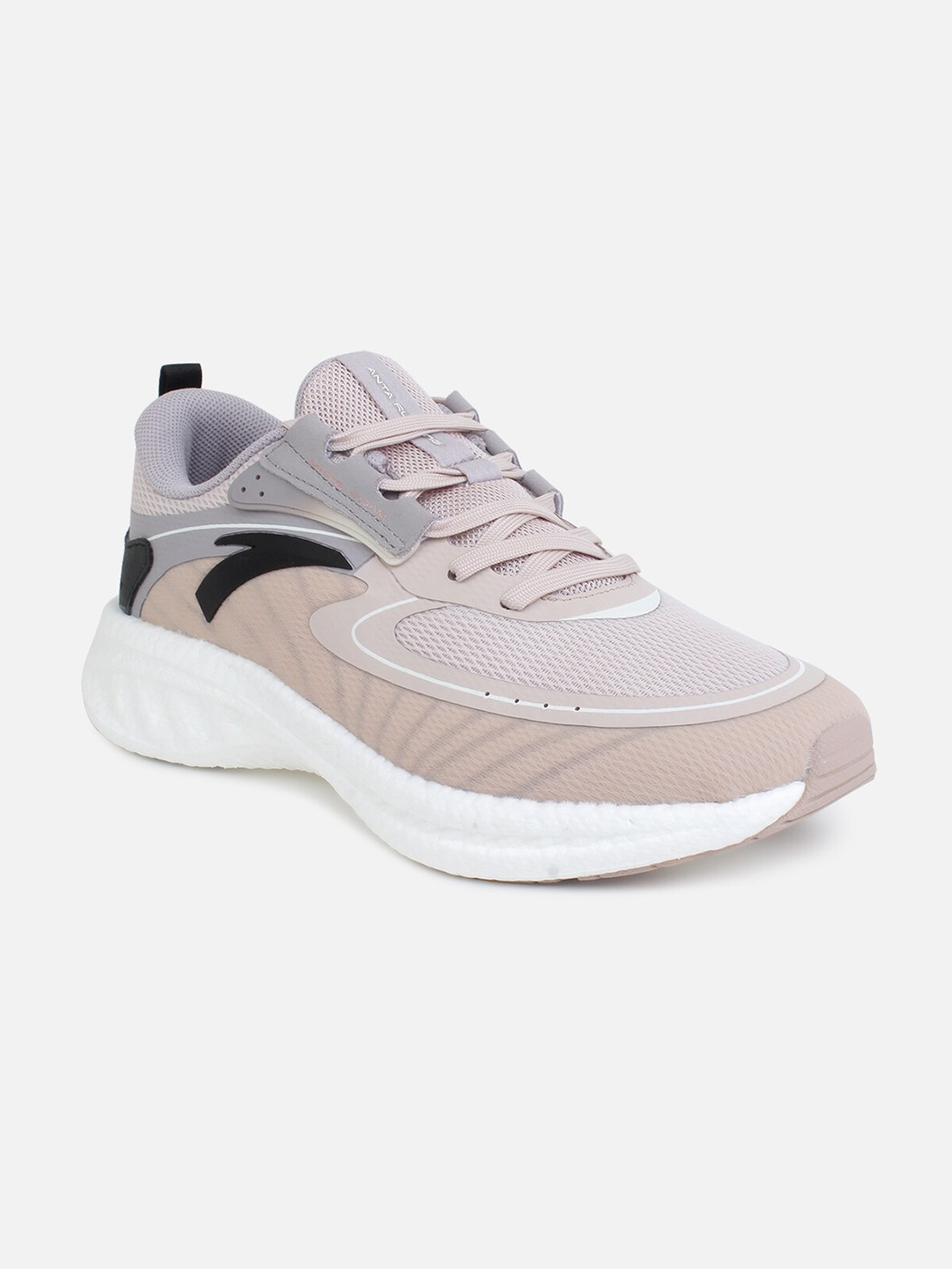 

Anta Women White Mesh Running Non-Marking Shoes